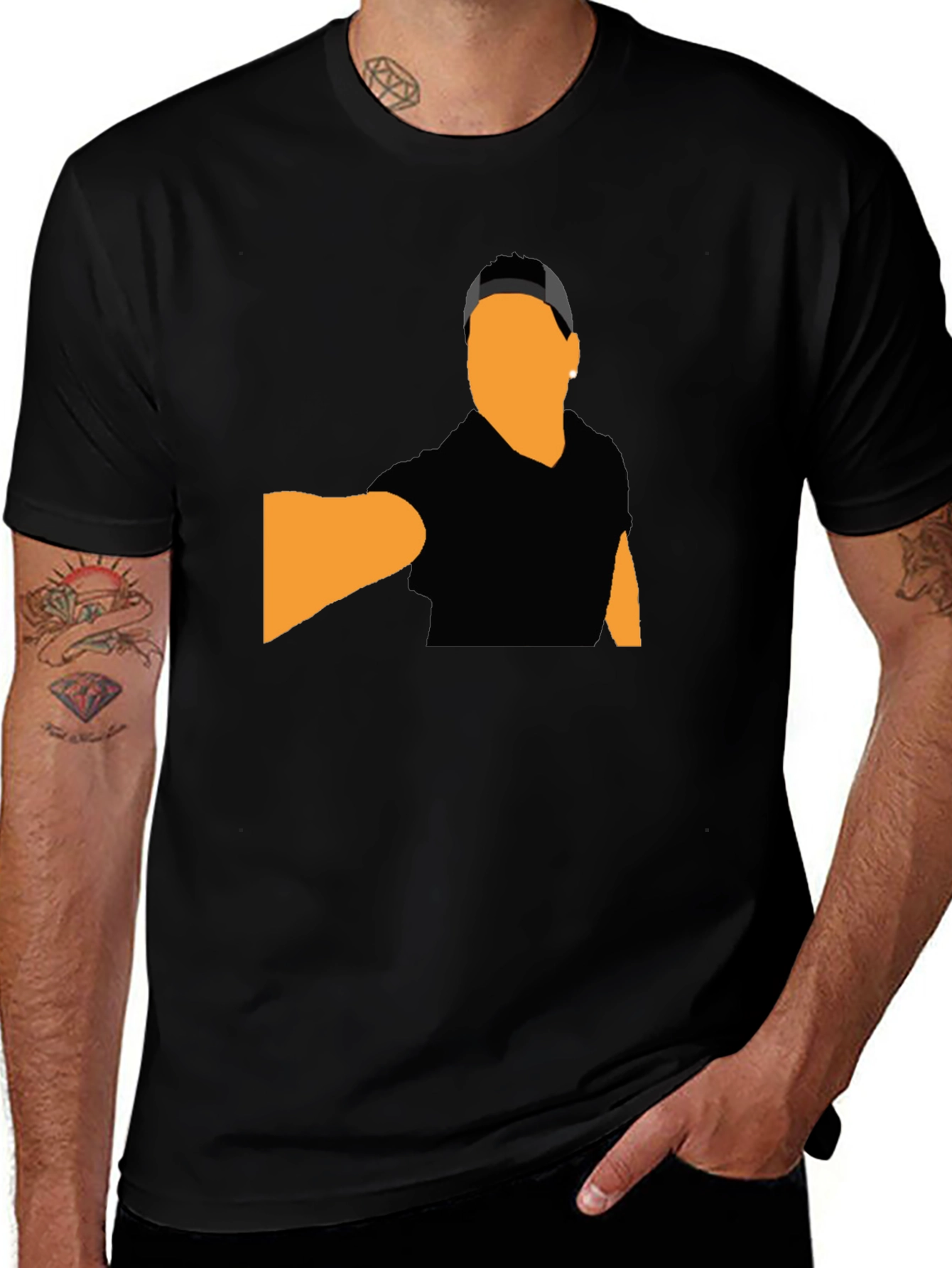 Variant 16 of Black Graphic T-Shirt: Stylish & Unique Design