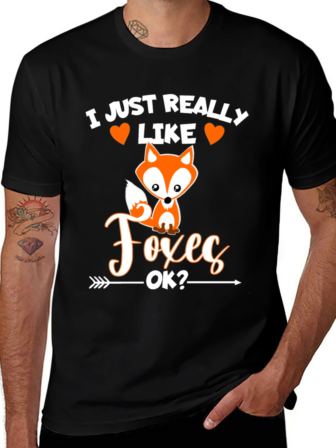 Variant 23 of I Just Really Like Foxes T-Shirt