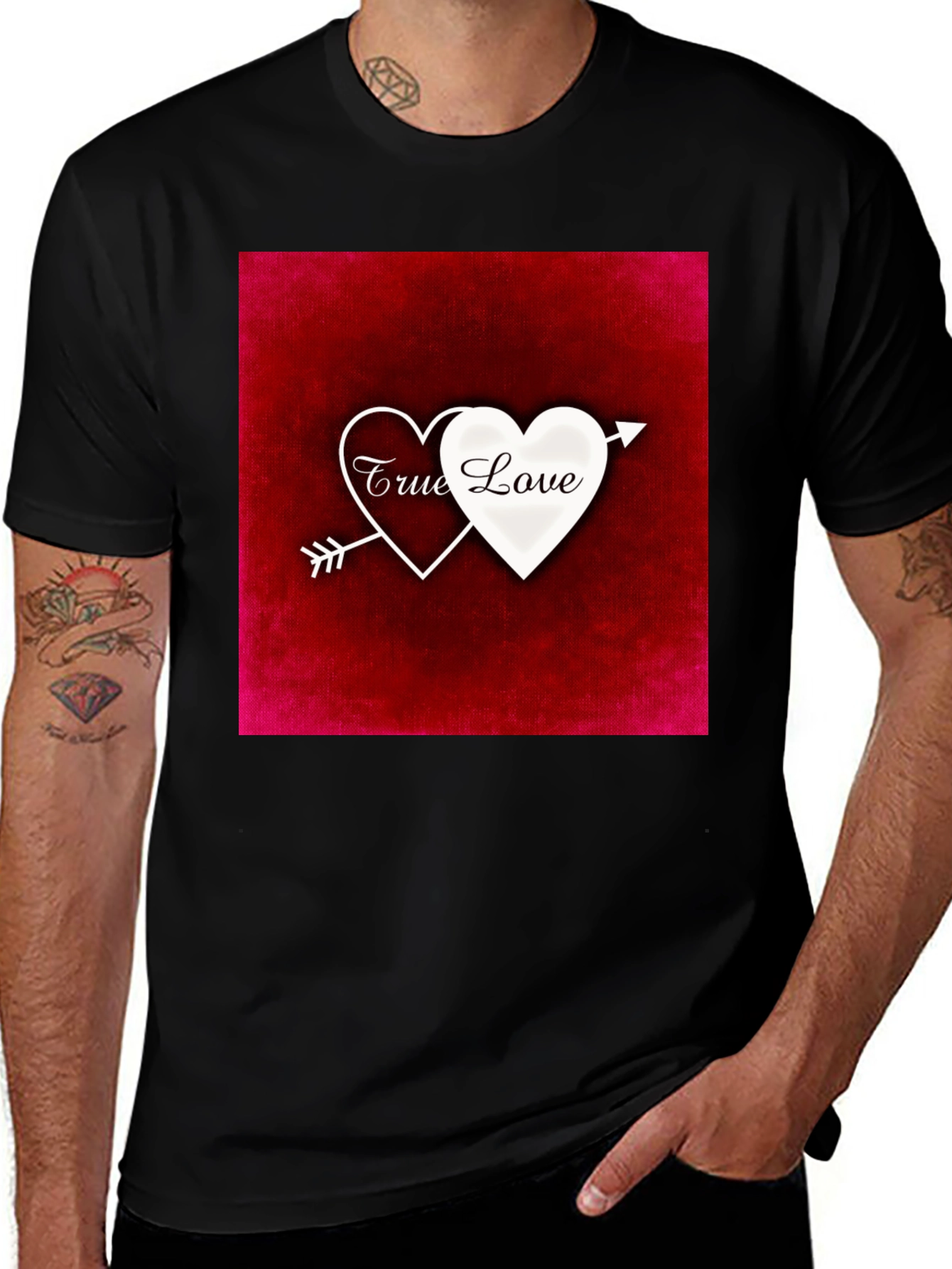Variant 20 of True Love Arrow Heart Graphic T-Shirt