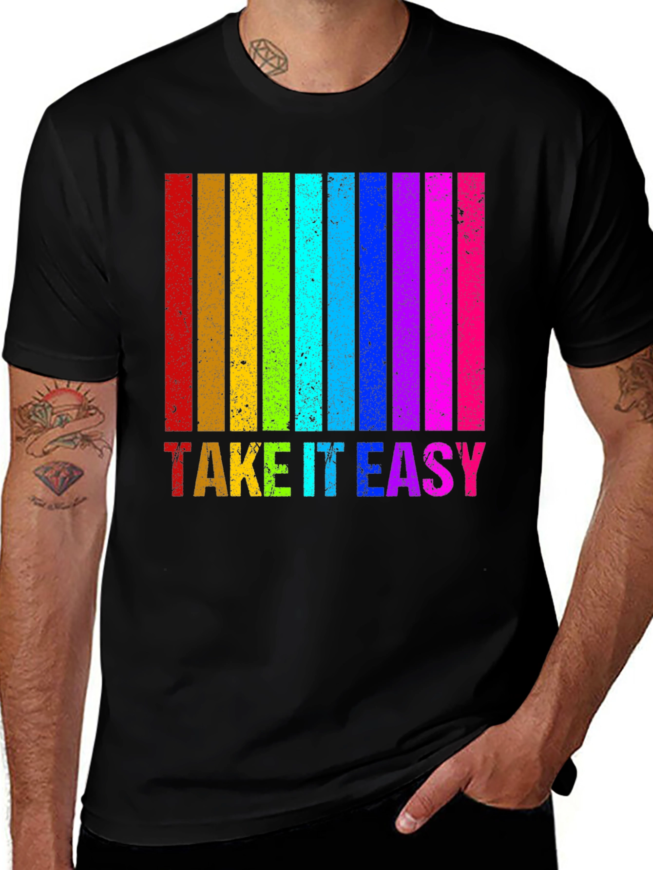 Variant 26 of Rainbow Take It Easy T-Shirt