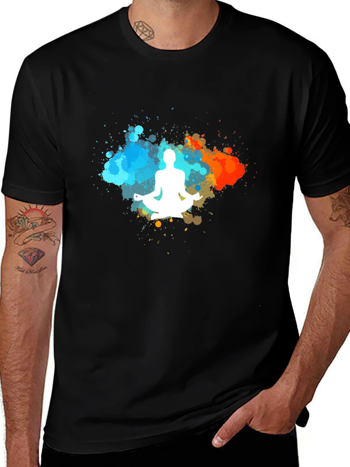 Variant 26 of Yoga Meditation T-Shirt - Stylish Graphic Tee