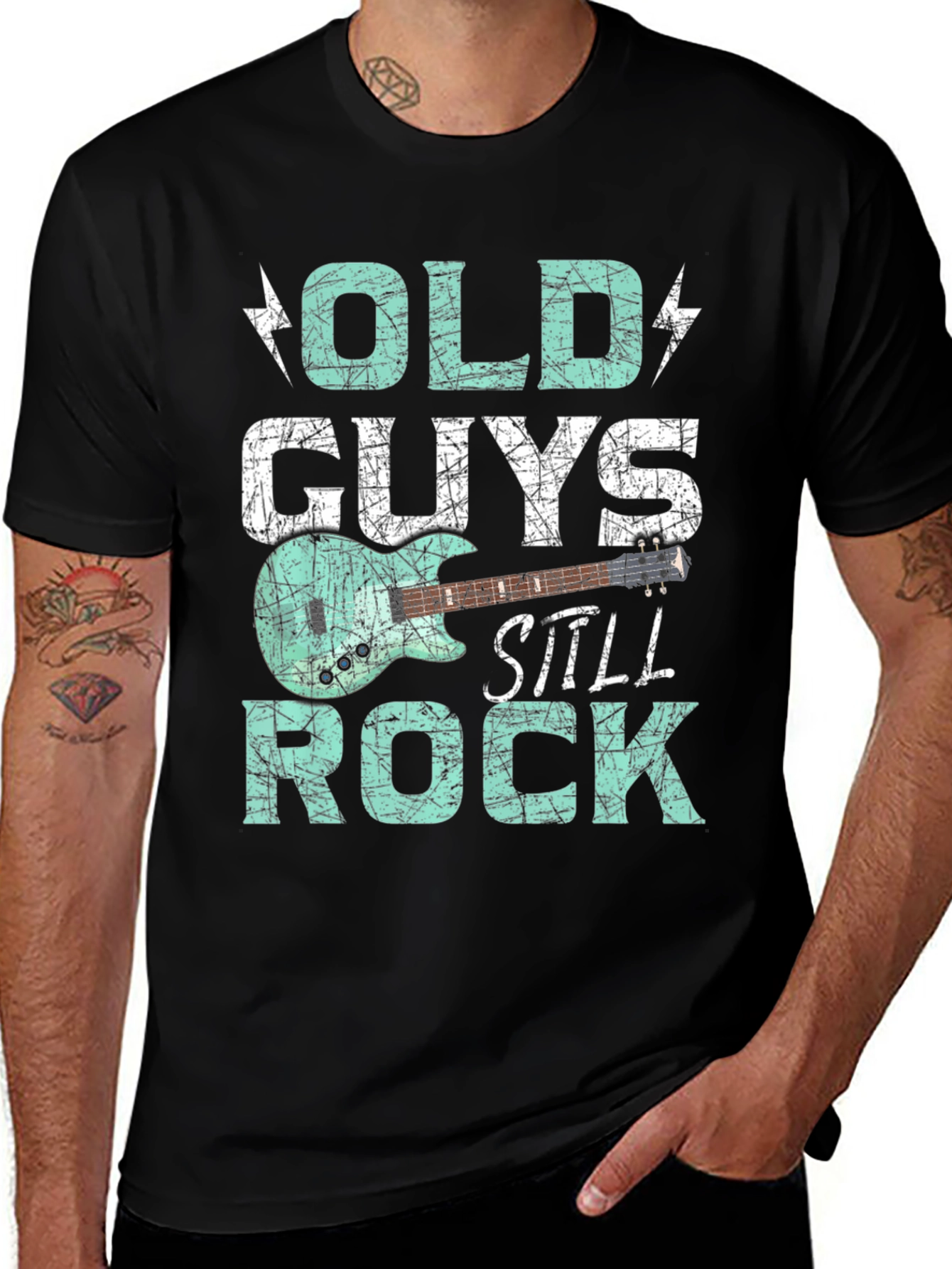 Variant 23 of Old Guys Still Rock T-Shirt