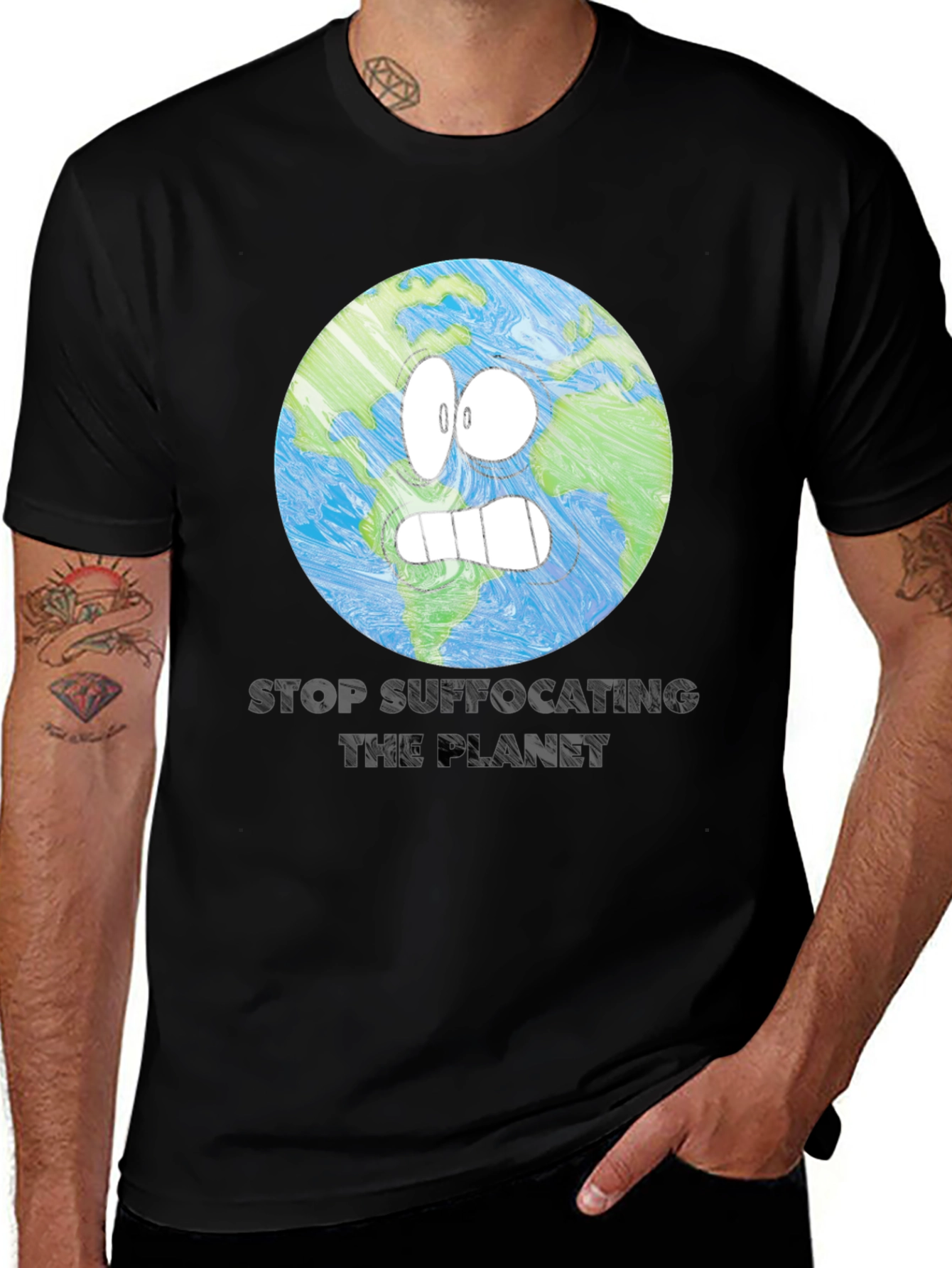 Variant 11 of Stop Suffocating The Planet Graphic Tee