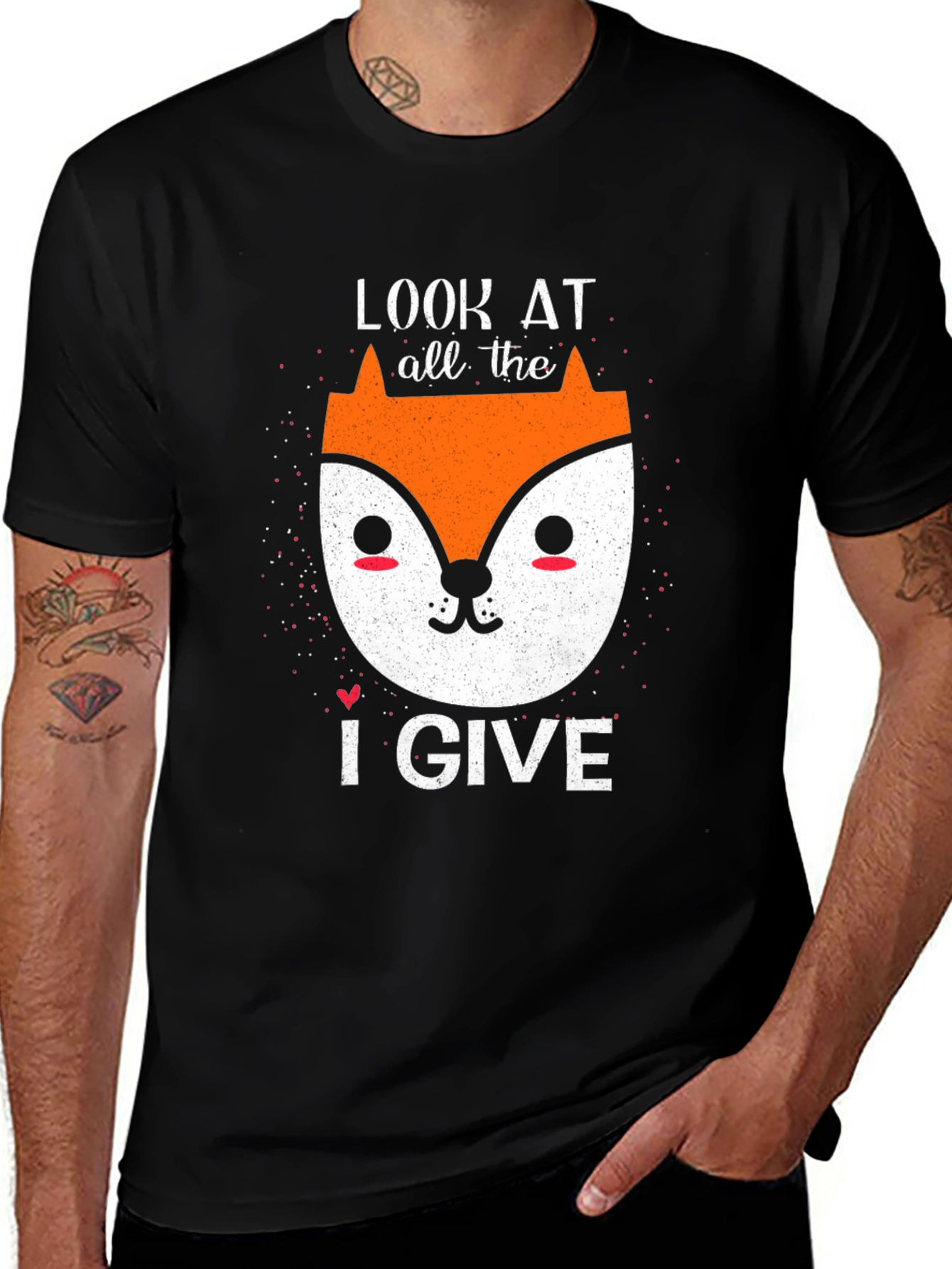 Variant 25 of Look At All The Fox I Give Funny T-Shirt