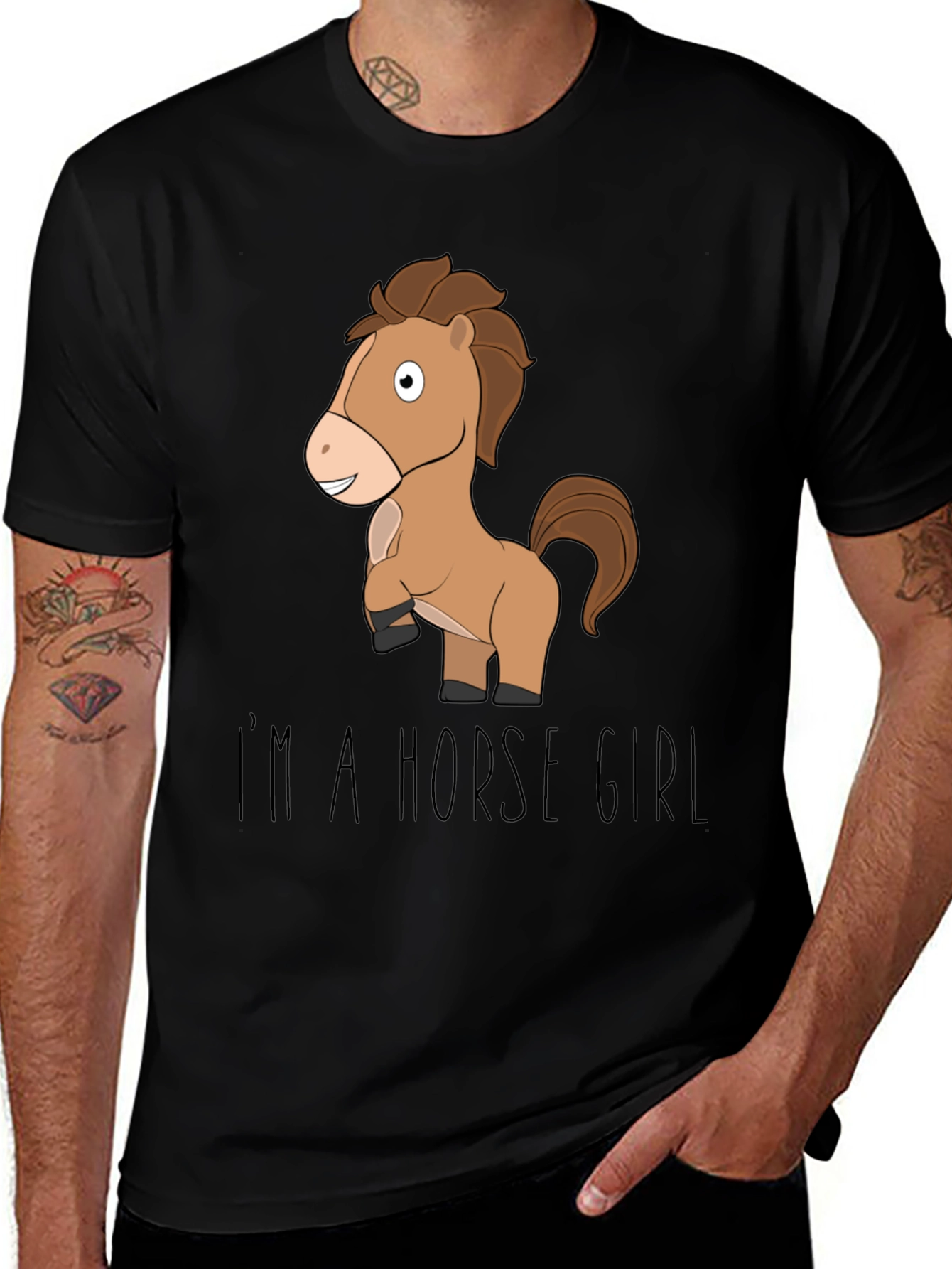 Variant 11 of I'm a Horse Girl T-Shirt