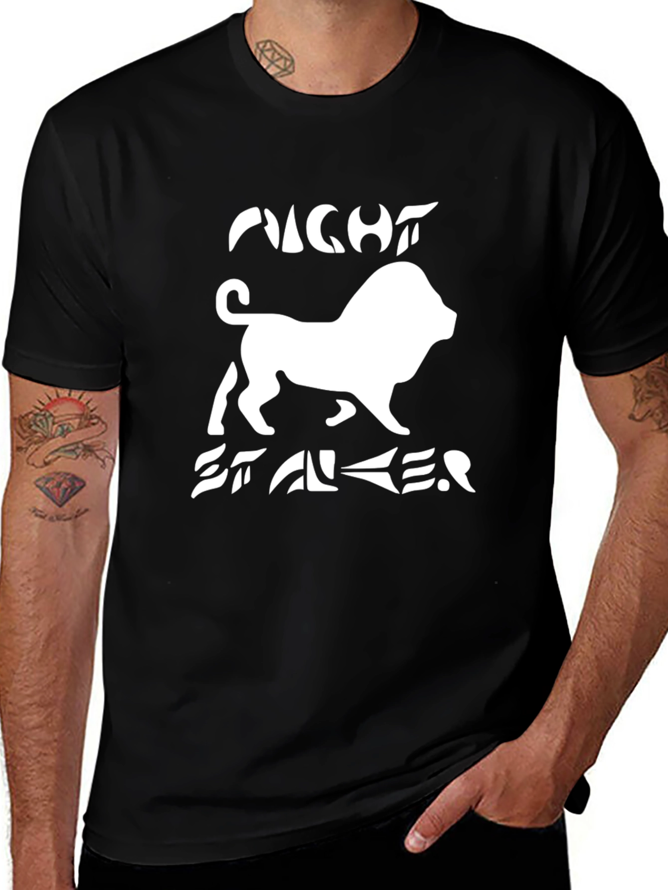 Variant 7 of Night Stalker Lion Graphic T-Shirt