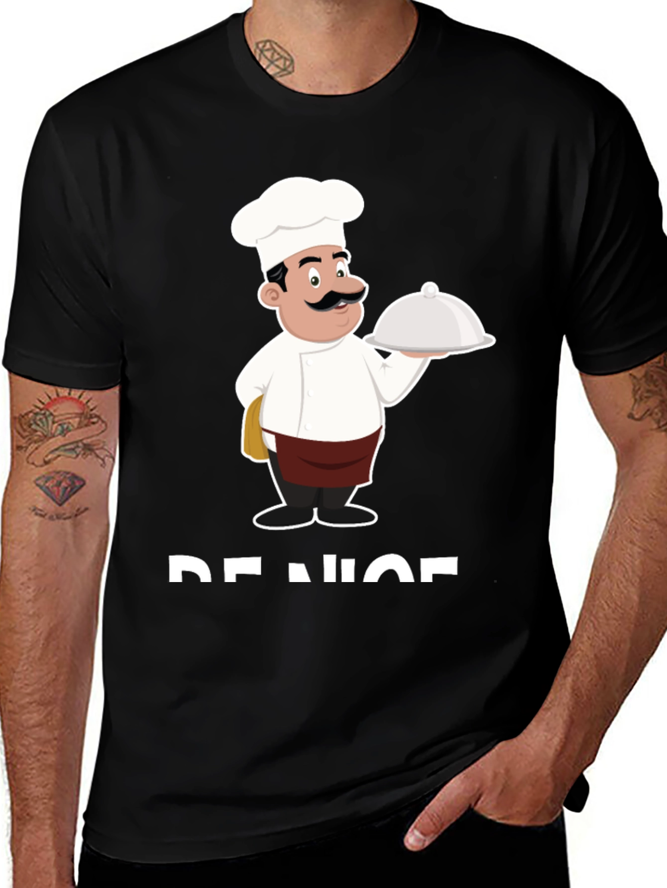 Variant 24 of Chef Graphic T-Shirt - Be Nice
