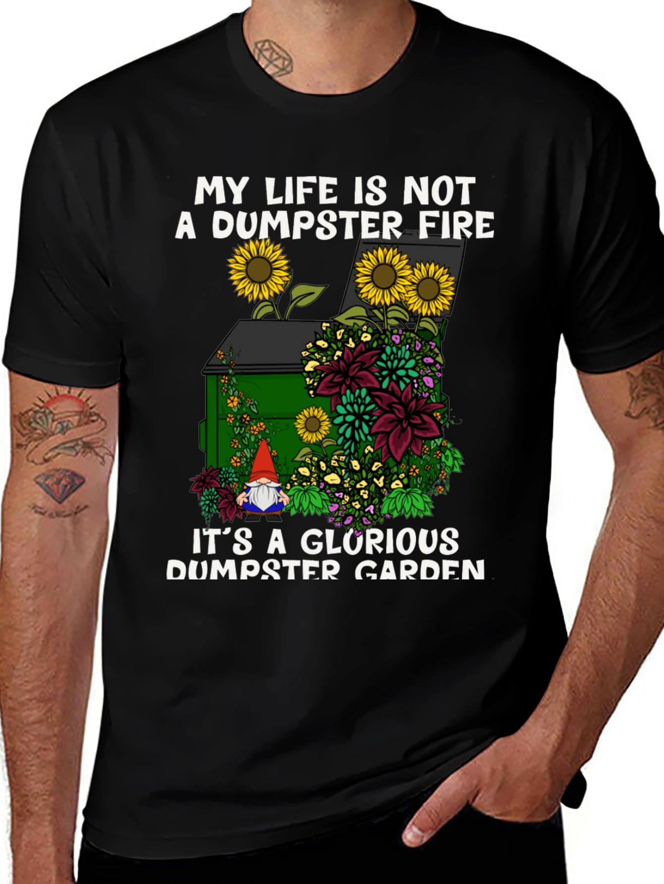 Variant 16 of Dumpster Garden Graphic Tee
