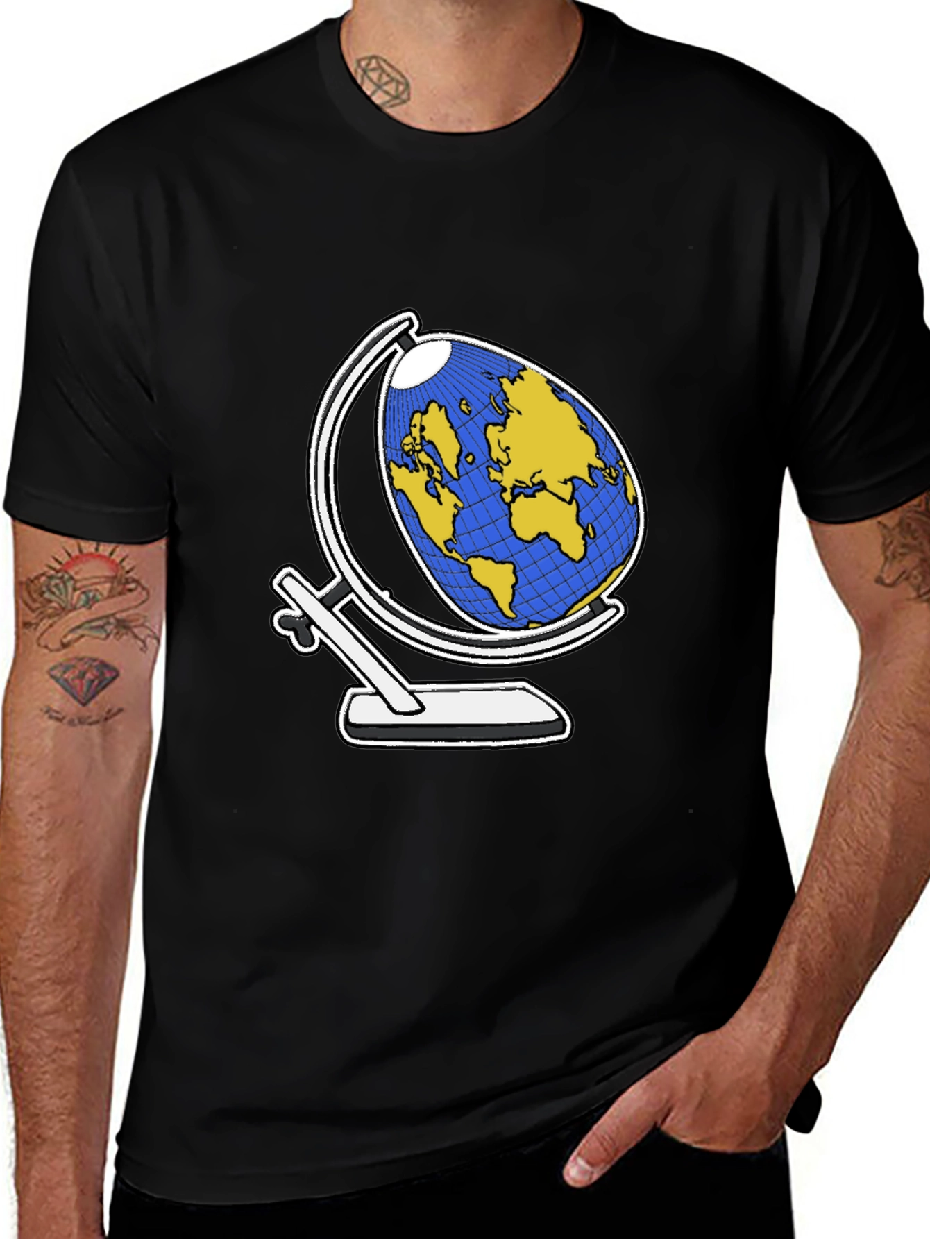 Globe Graphic Tee - Earth Lover Shirt