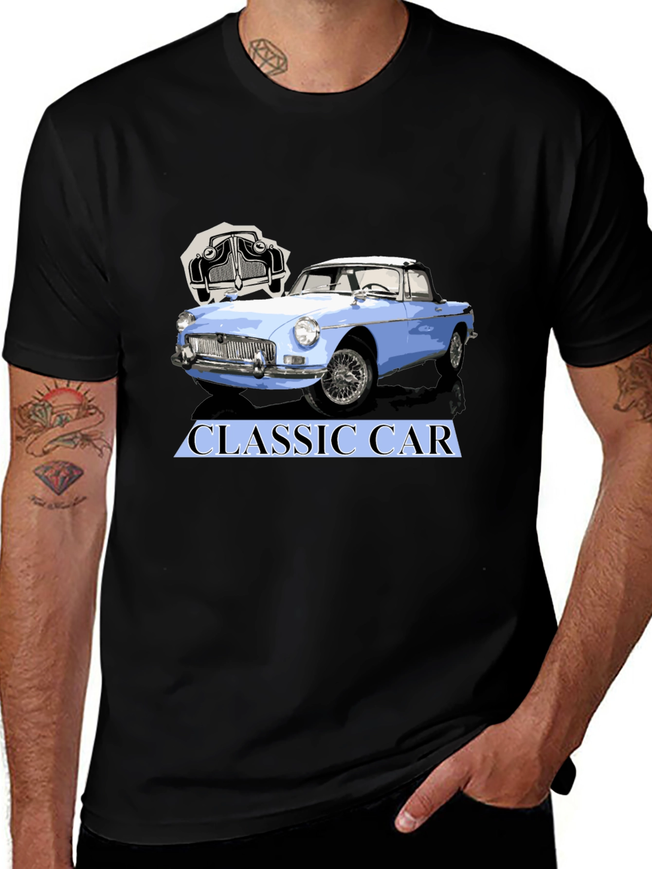 Variant 8 of Classic Car T-Shirt: Vintage Style Tee for Auto Enthusiasts