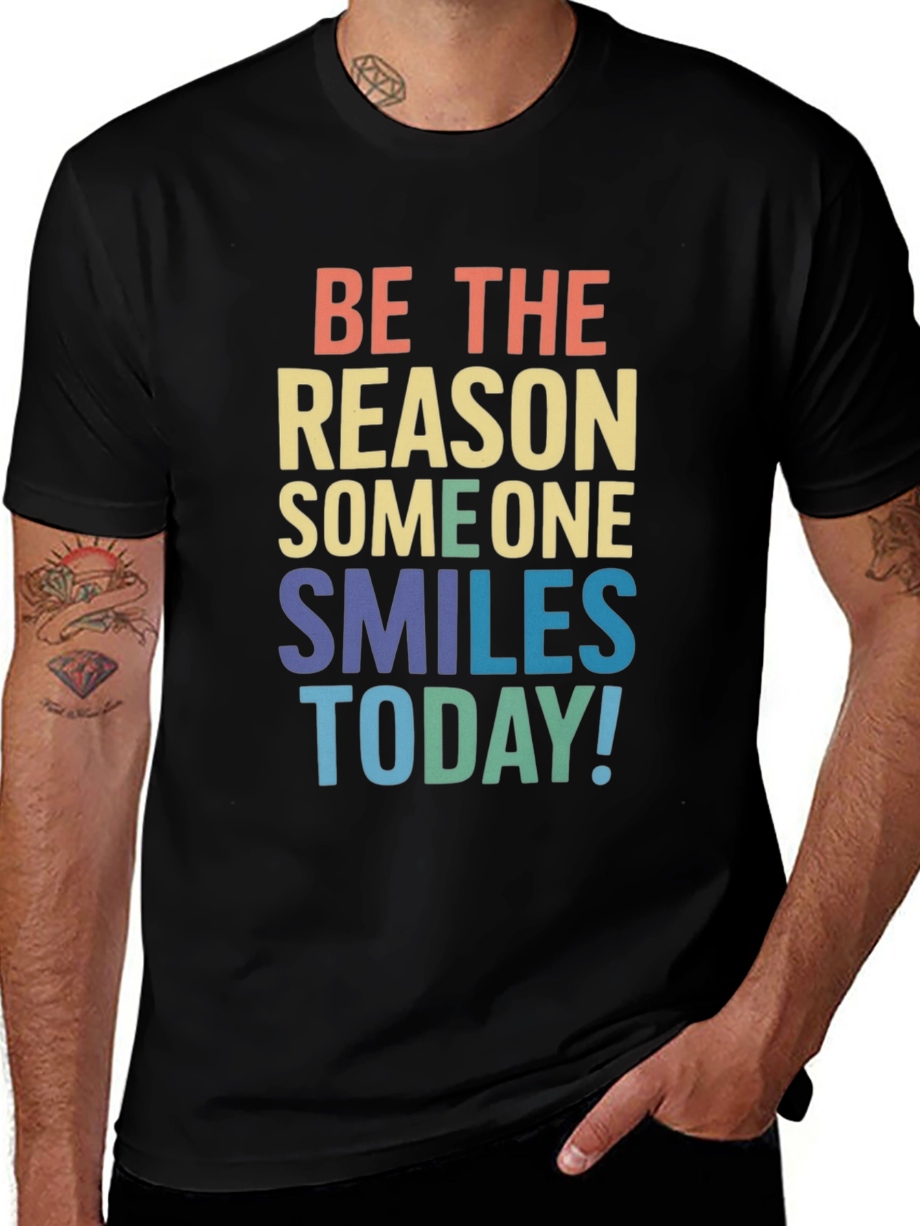 Variant 2 of Be the Reason Smiles Today! Graphic Tee