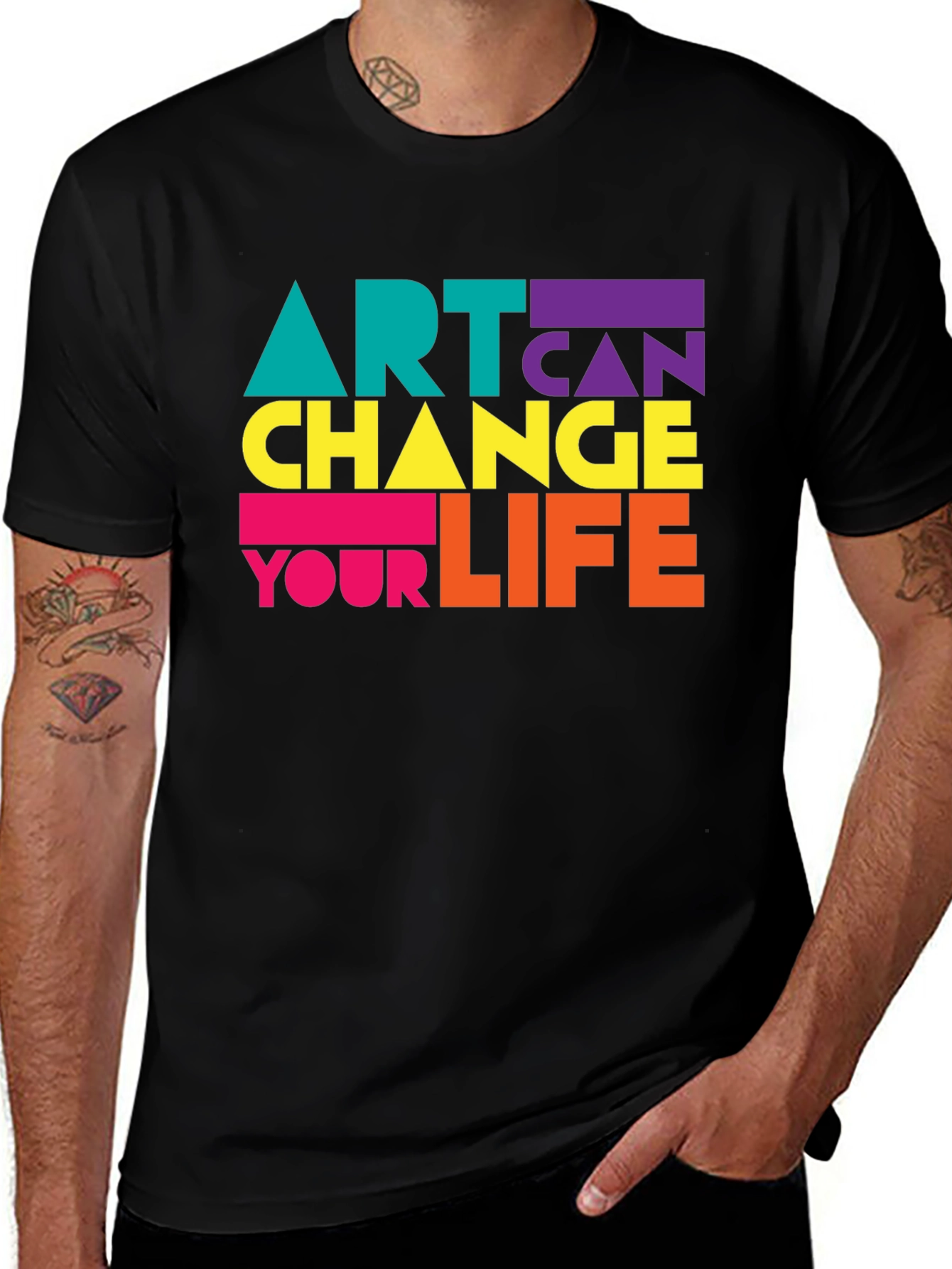 Variant 25 of Art Can Change Your Life Graphic Tee