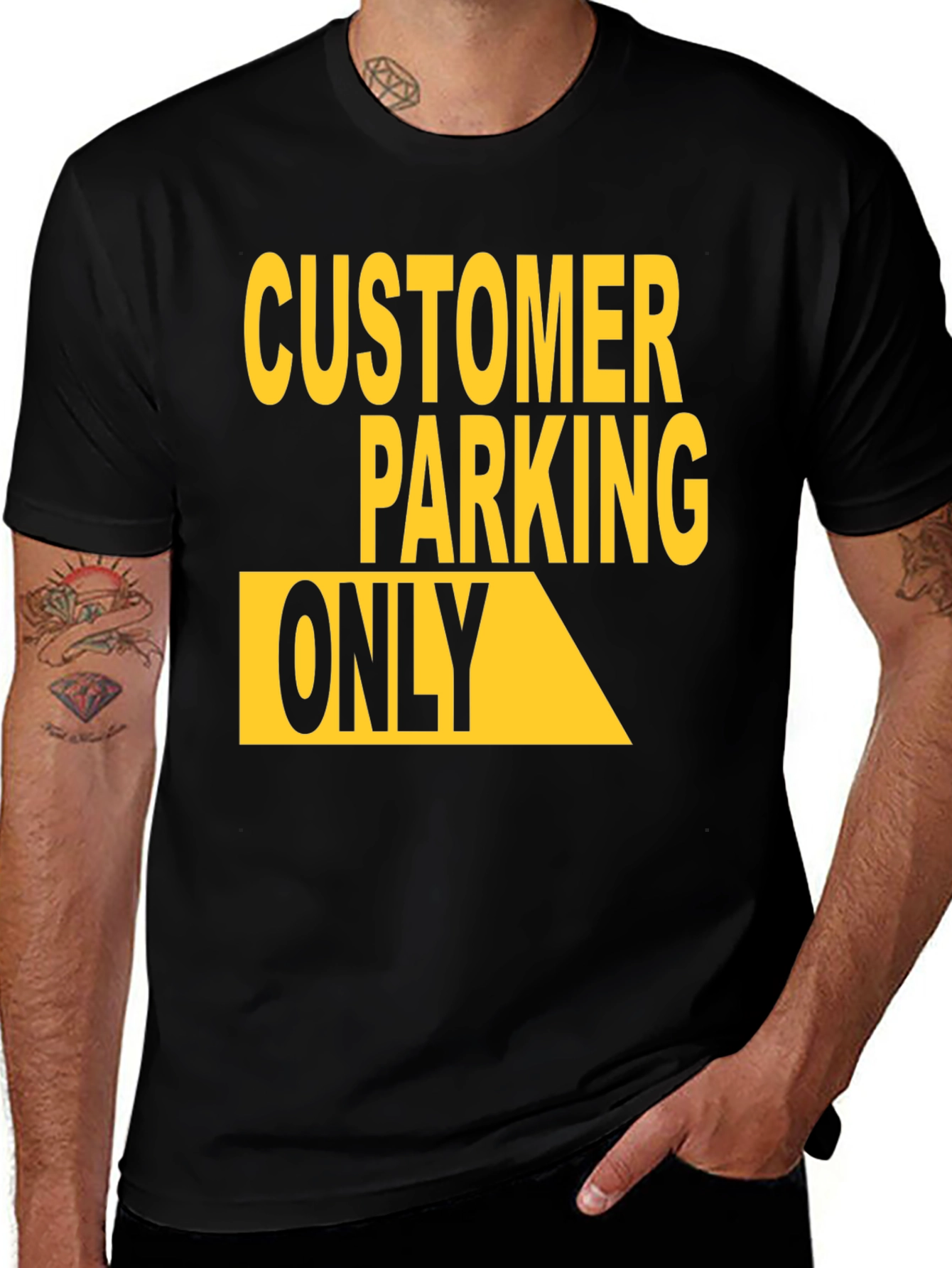 Variant 20 of Customer Parking Only Graphic Tee