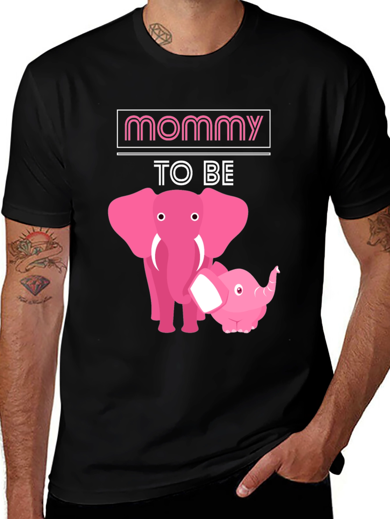 Variant 9 of Mommy To Be Elephant T-Shirt