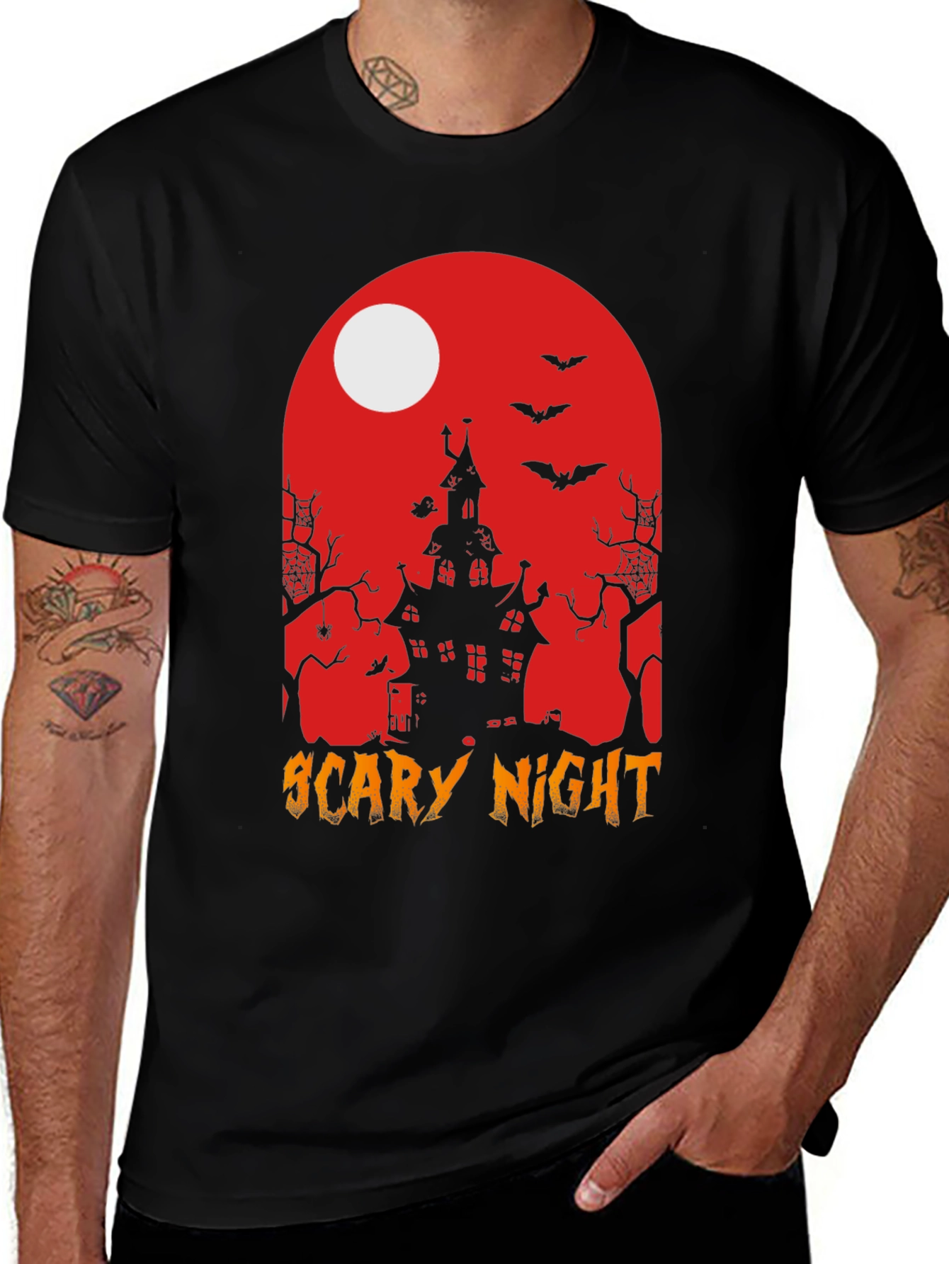 Scary Night Halloween T-Shirt