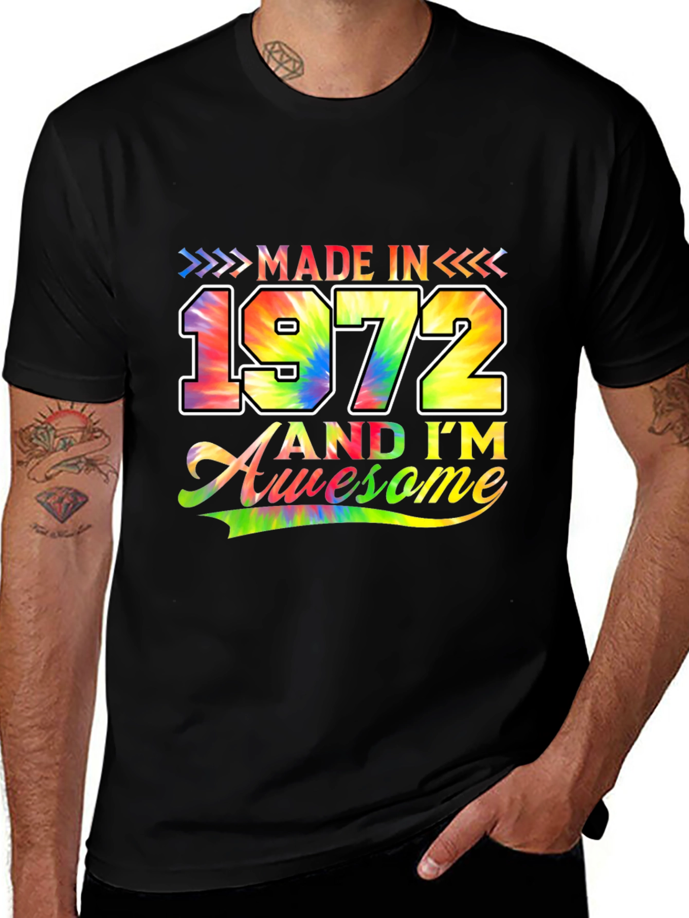 Variant 16 of Made in 1972 Awesome T-Shirt