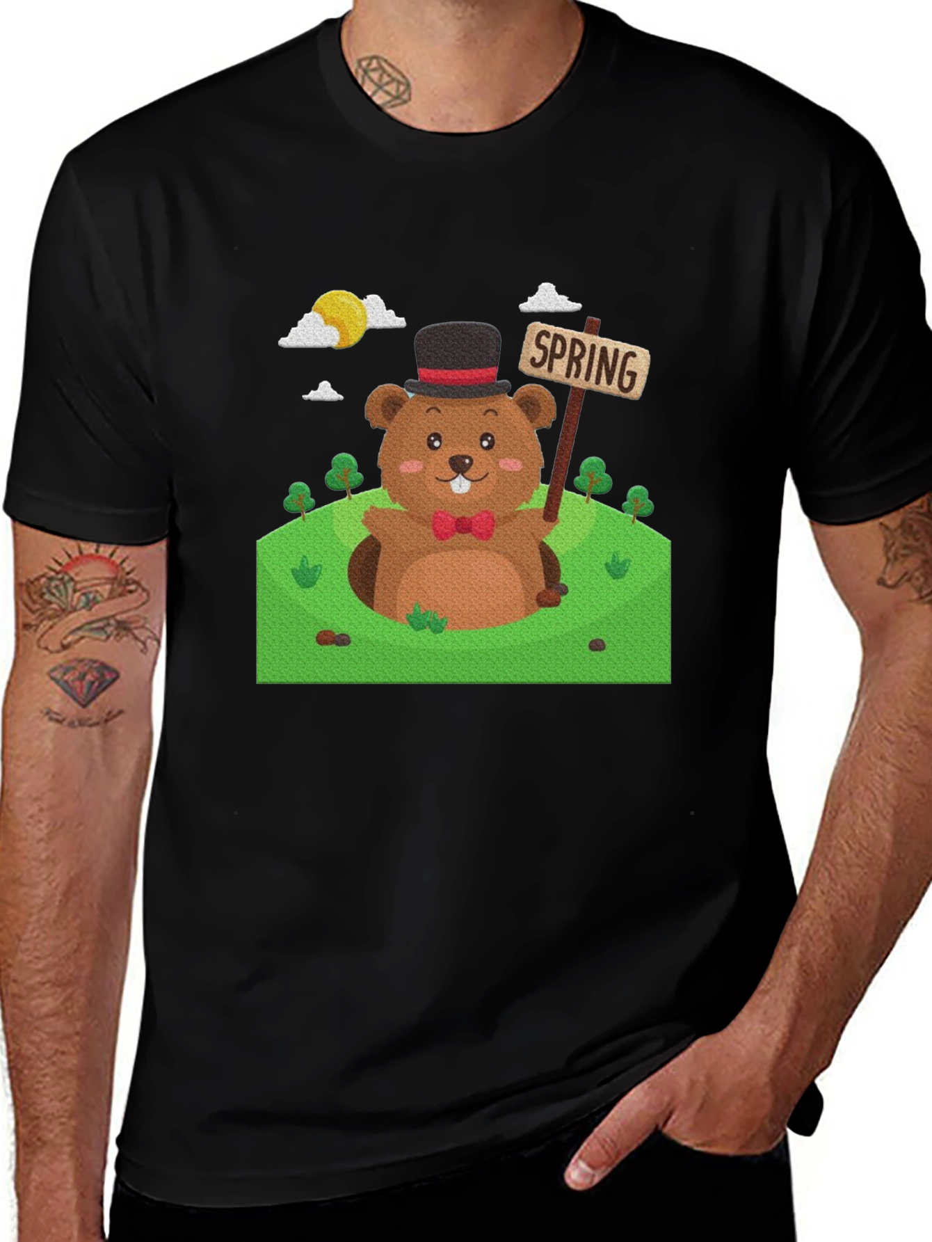 Variant 11 of Groundhog Day Spring T-Shirt
