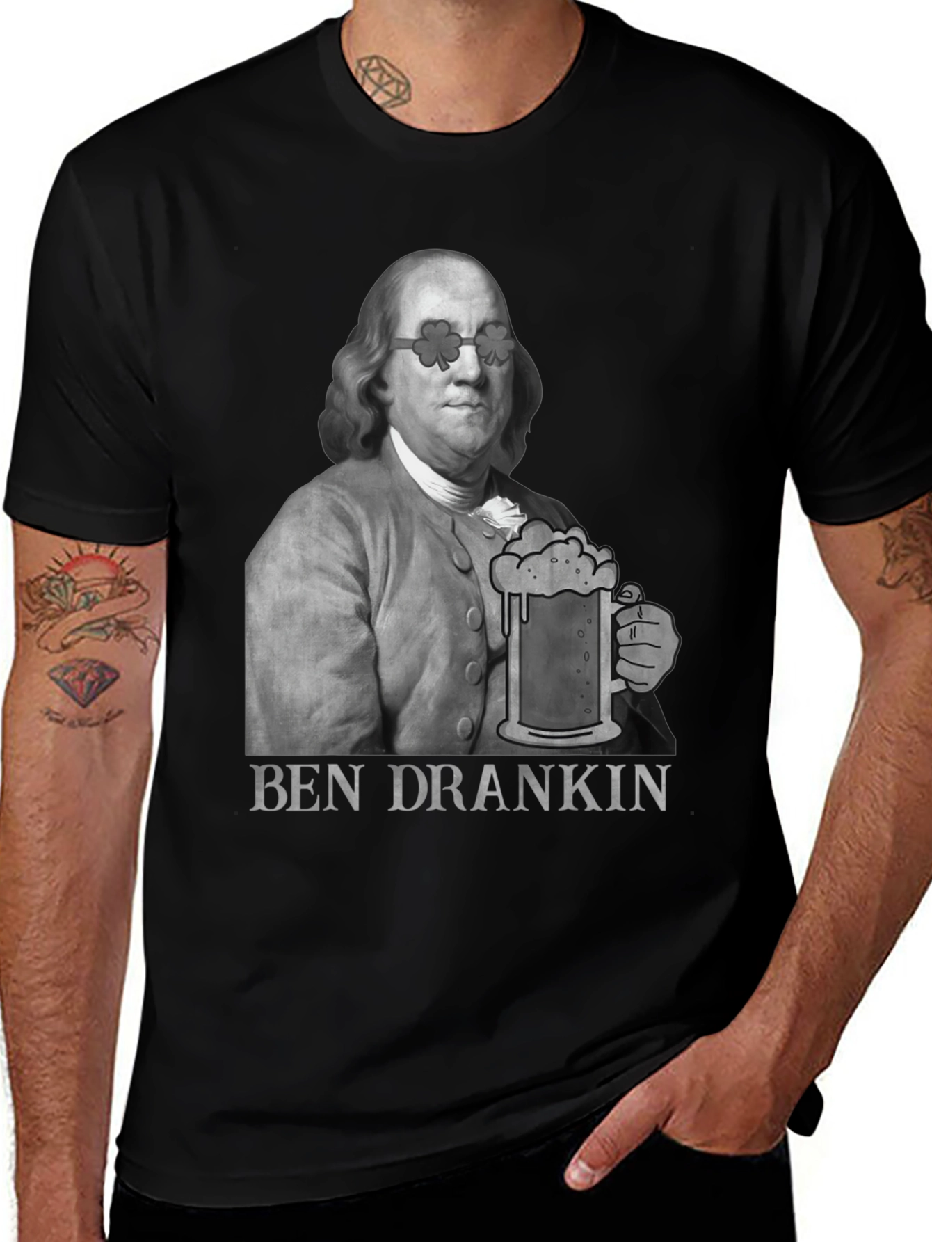 Ben Drankin T-Shirt: St. Patrick's Day Drinking Tee