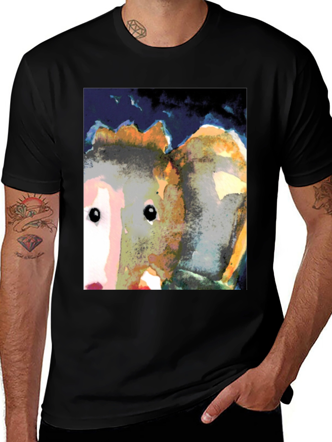 Variant 10 of Abstract Art T-Shirt