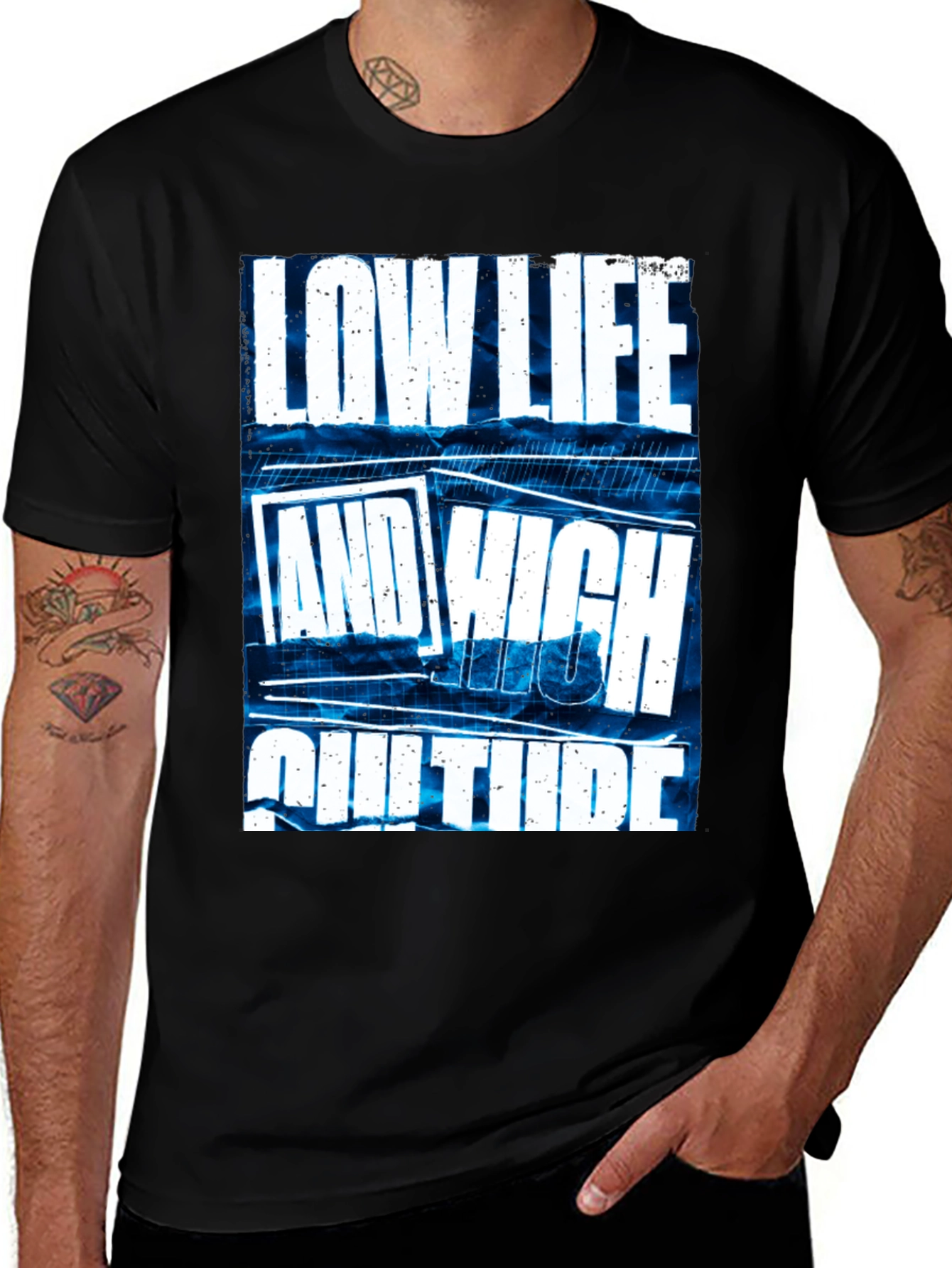 Variant 18 of Low Life and High Culture Graphic Tee