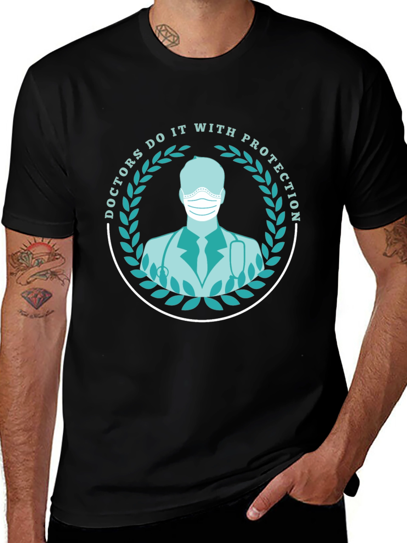 Variant 29 of Doctors Do It With Protection T-Shirt