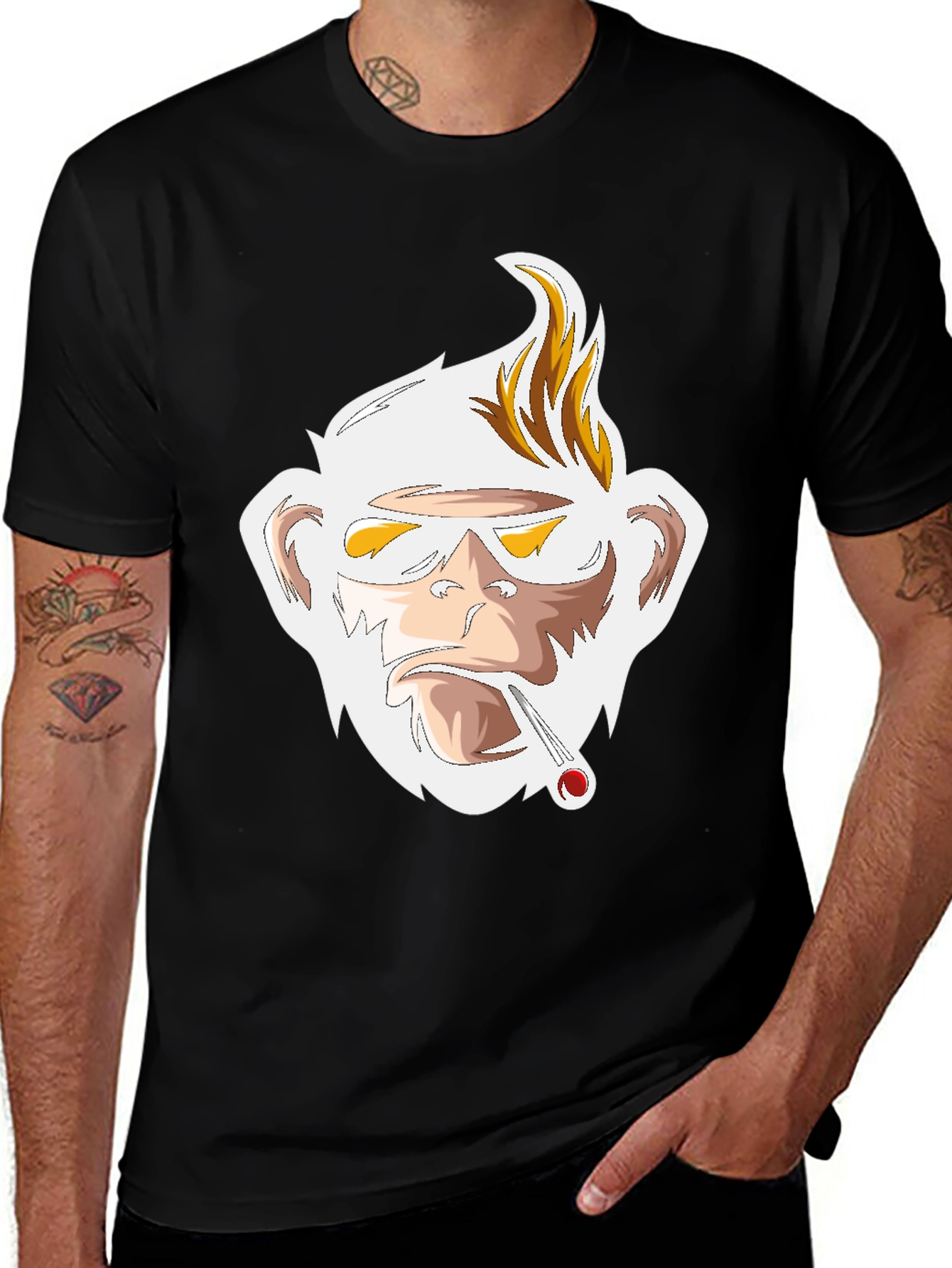 Variant 12 of Cool Monkey Graphic T-Shirt