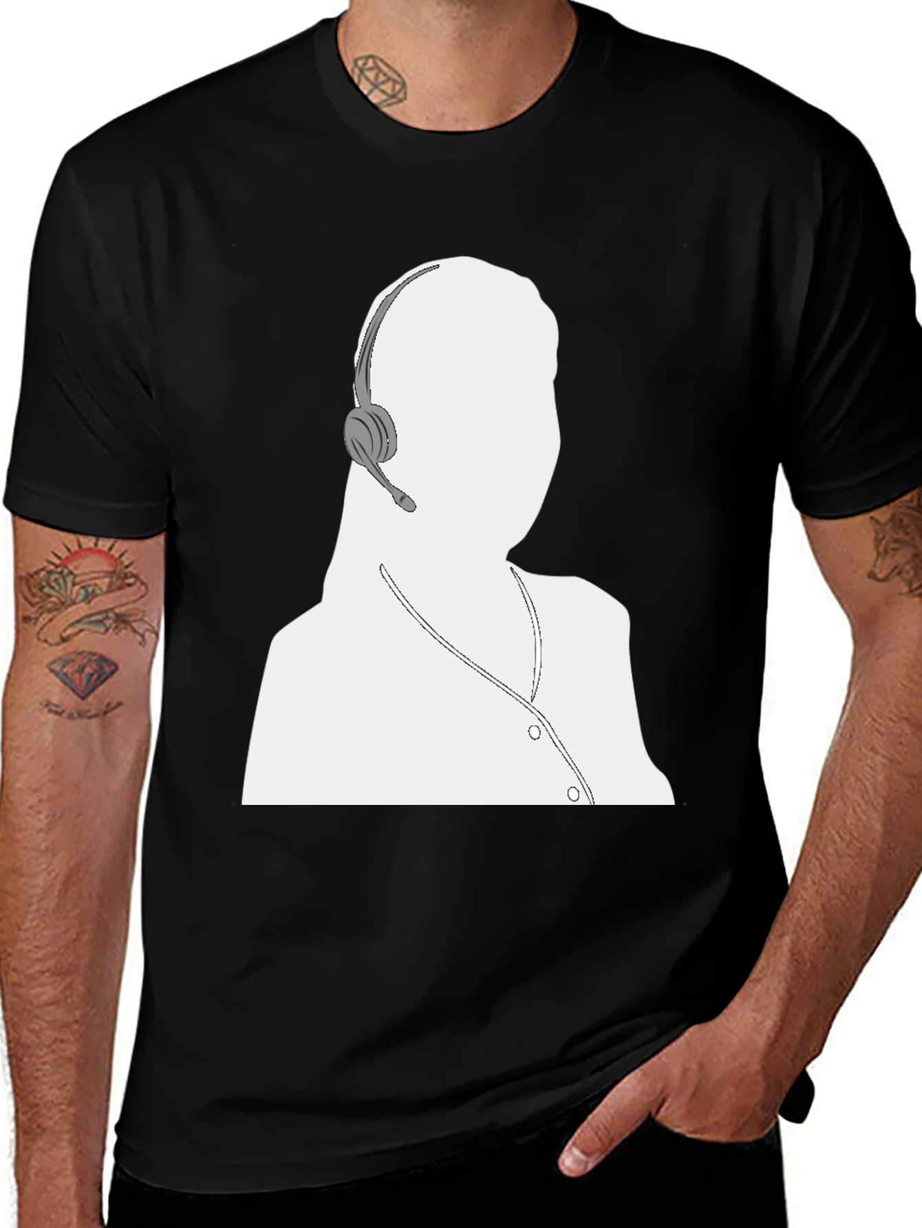 Variant 30 of Customer Service Rep Graphic T-Shirt