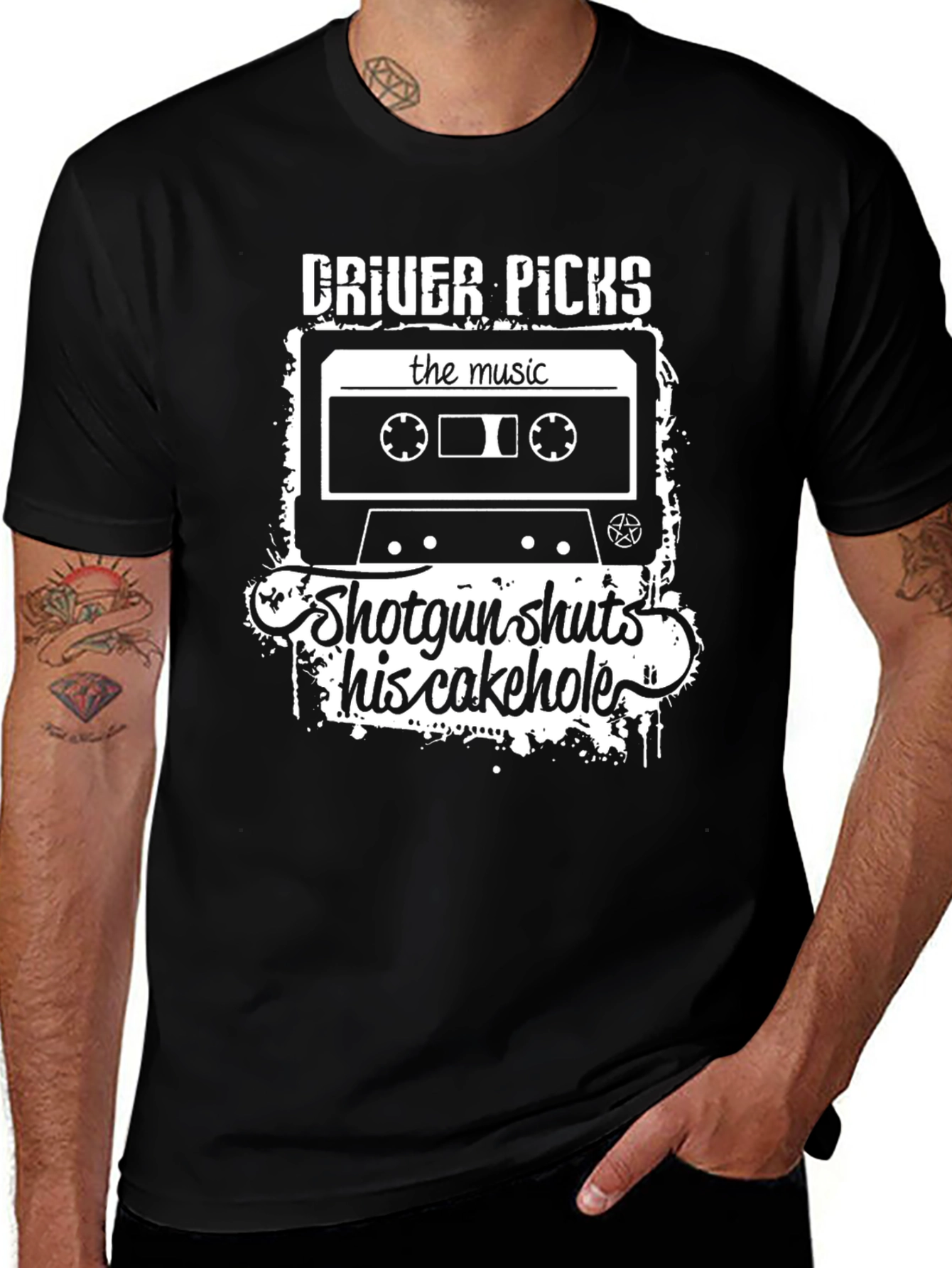 Variant 10 of Driver Picks the Music Graphic Tee