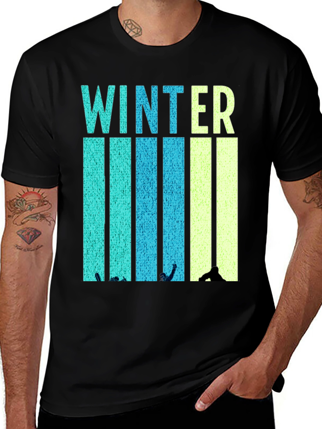 Variant 10 of Winter Retro Style T-Shirt