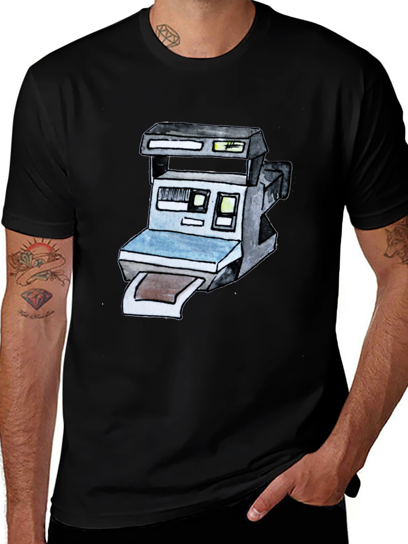 Variant 13 of Vintage Camera Graphic Tee - Retro Style