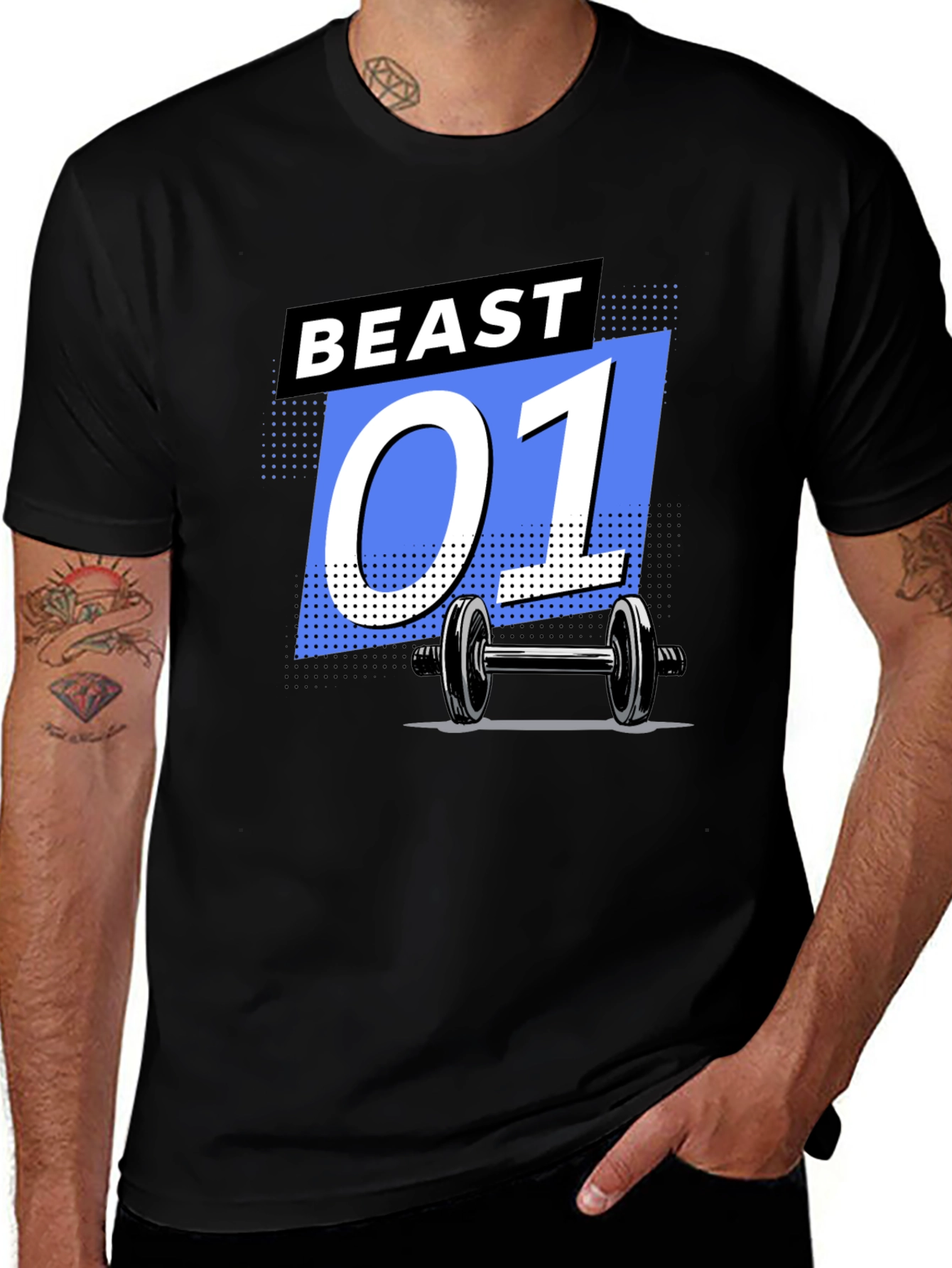 Variant 5 of Beast Mode Black T-Shirt