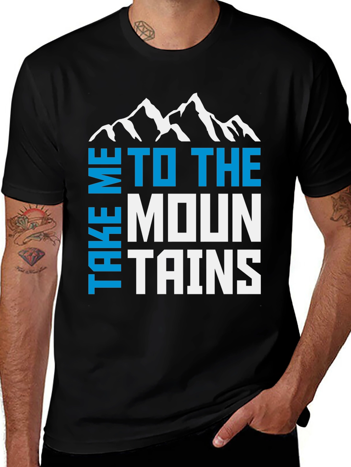 Variant 27 of Take Me to the Mountains Graphic Tee