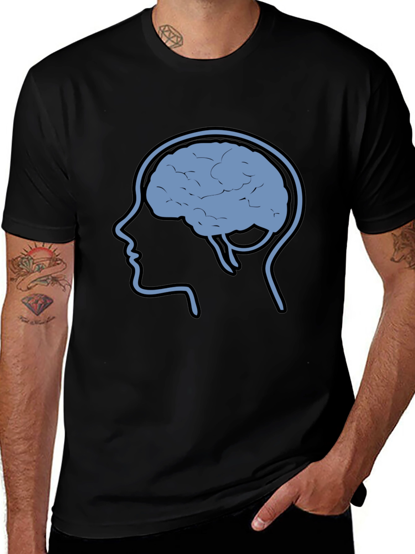 Variant 5 of Brain Power T-Shirt - Graphic Tee