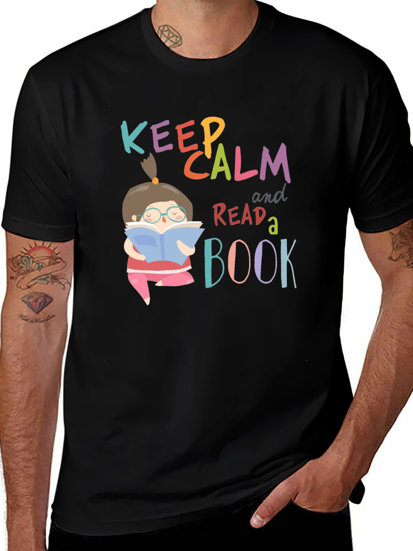 Variant 16 of Keep Calm & Read a Book T-Shirt