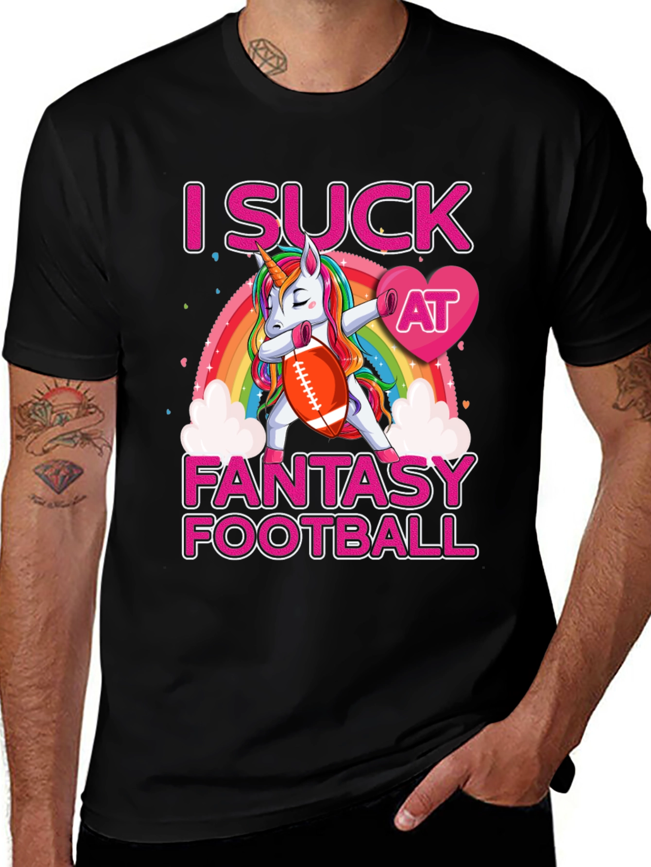 Variant 14 of Fantasy Football Unicorn T-Shirt