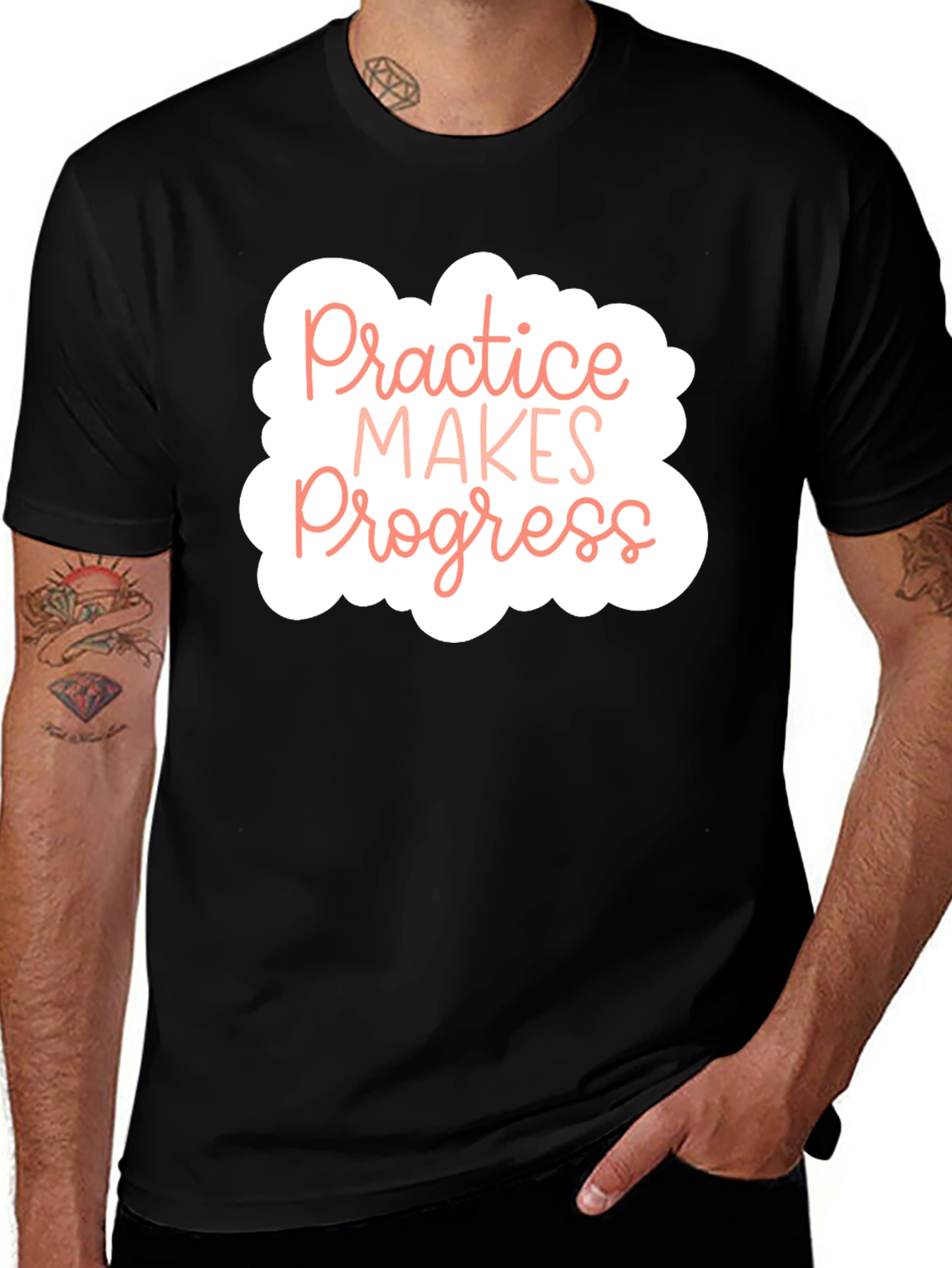 Variant 20 of Practice Makes Progress Graphic Tee