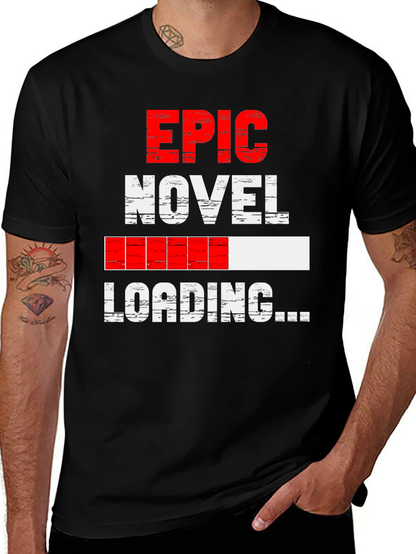 Variant 24 of Epic Novel Loading T-Shirt - Novel Writer Gift