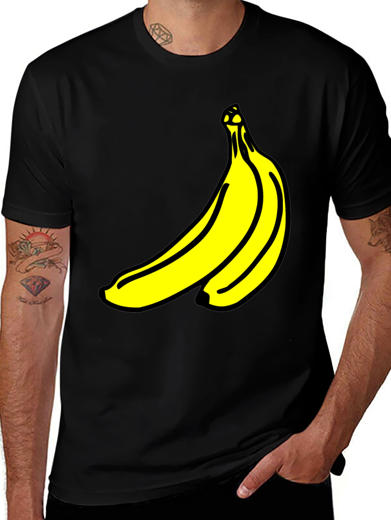 Variant 30 of Banana Graphic Tee - Funny Fruit T-Shirt