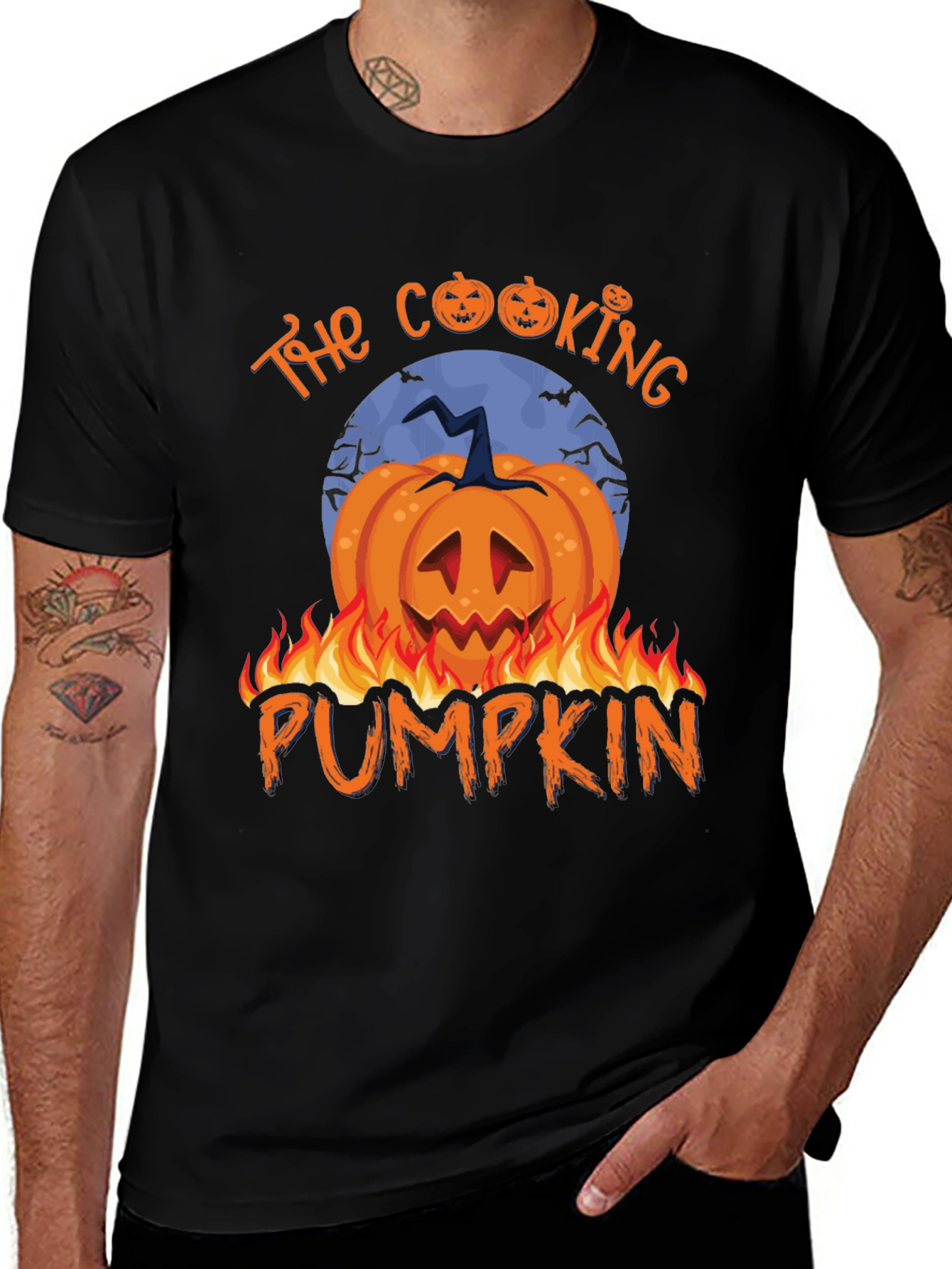 The Cooking Pumpkin Halloween Graphic Tee