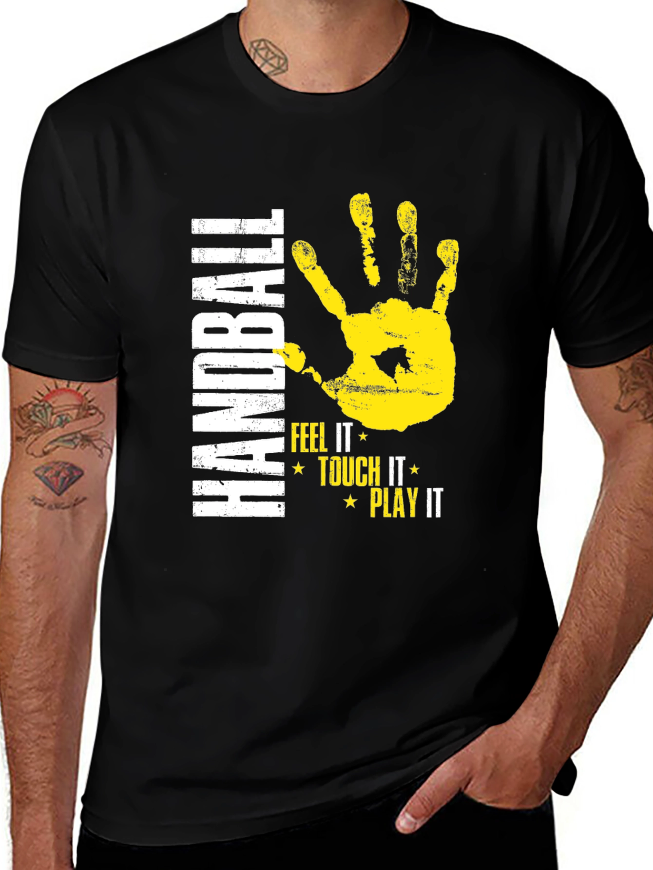 Variant 25 of Handball T-Shirt - Feel It, Touch It, Play It!