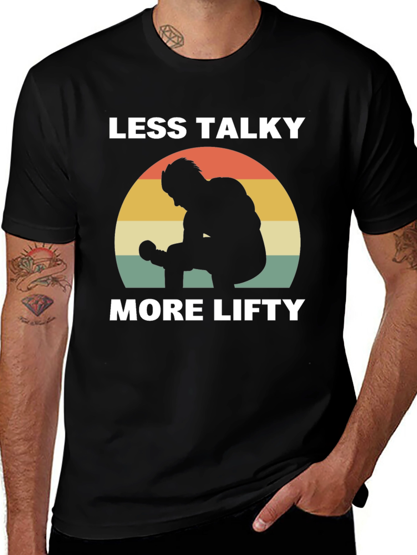 Less Talky More Lifty Graphic T-Shirt