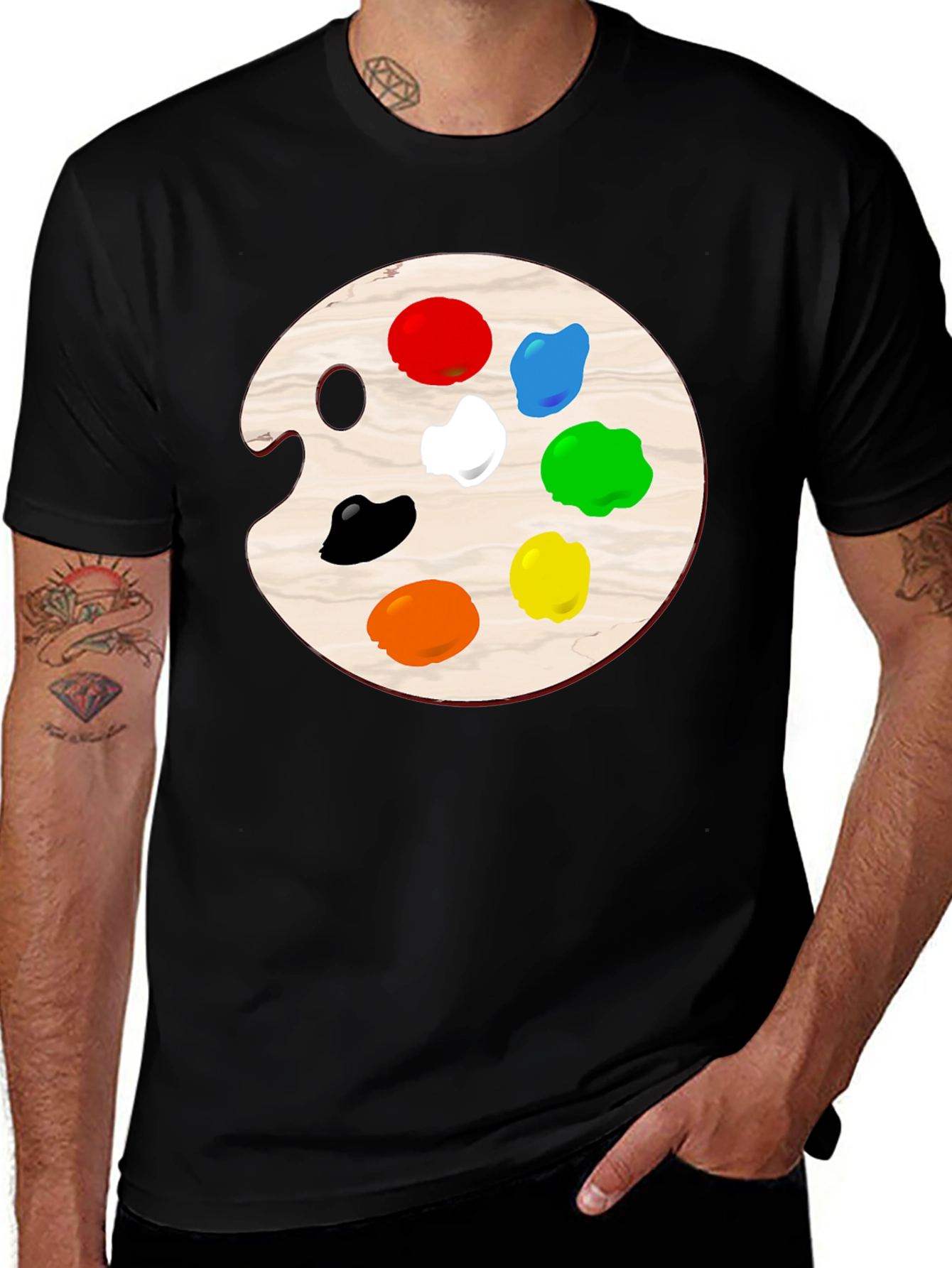 Variant 13 of Artist Palette T-Shirt - Creative Expression