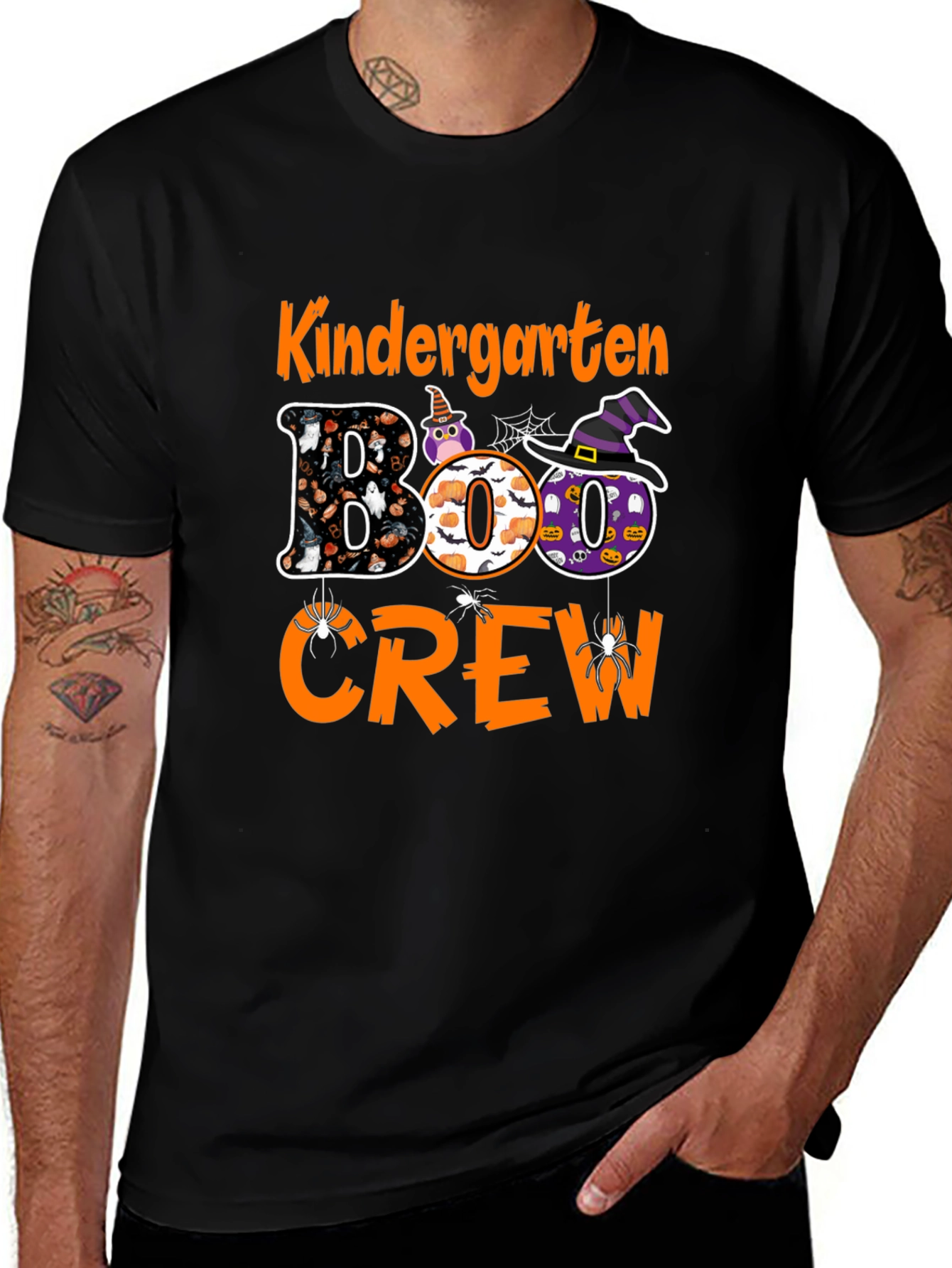 Kindergarten Boo Crew Halloween T-Shirt