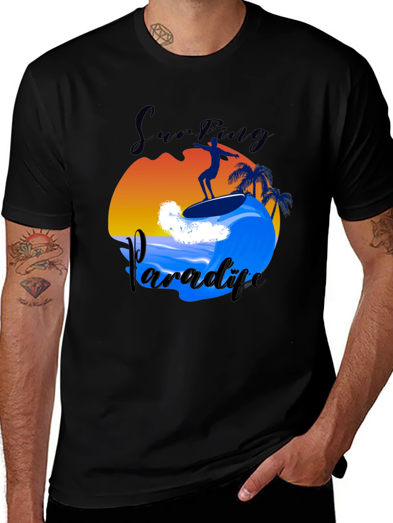 Variant 22 of Surfing Paradise Graphic Tee