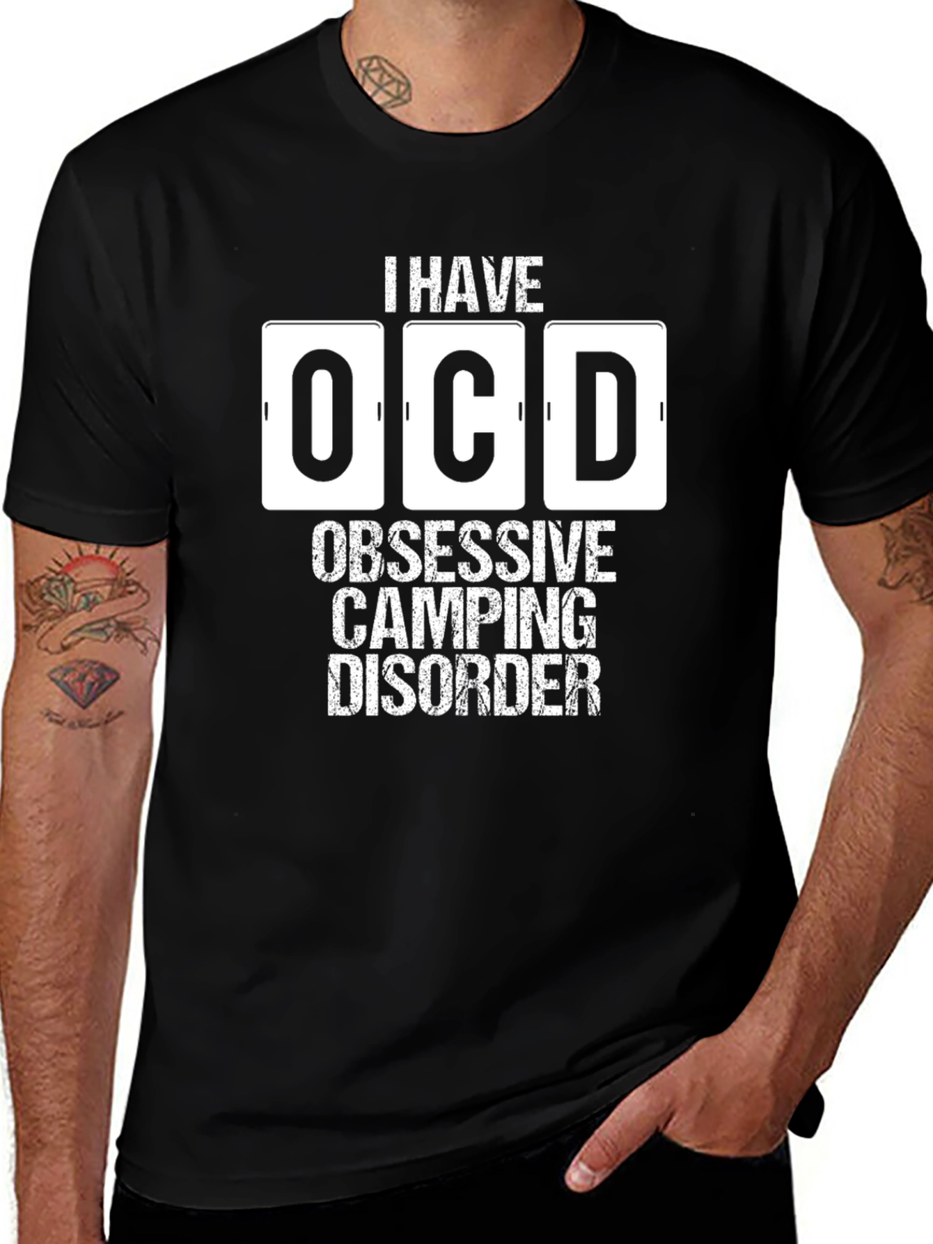 Variant 16 of I Have OCD Camping Disorder Graphic Tee