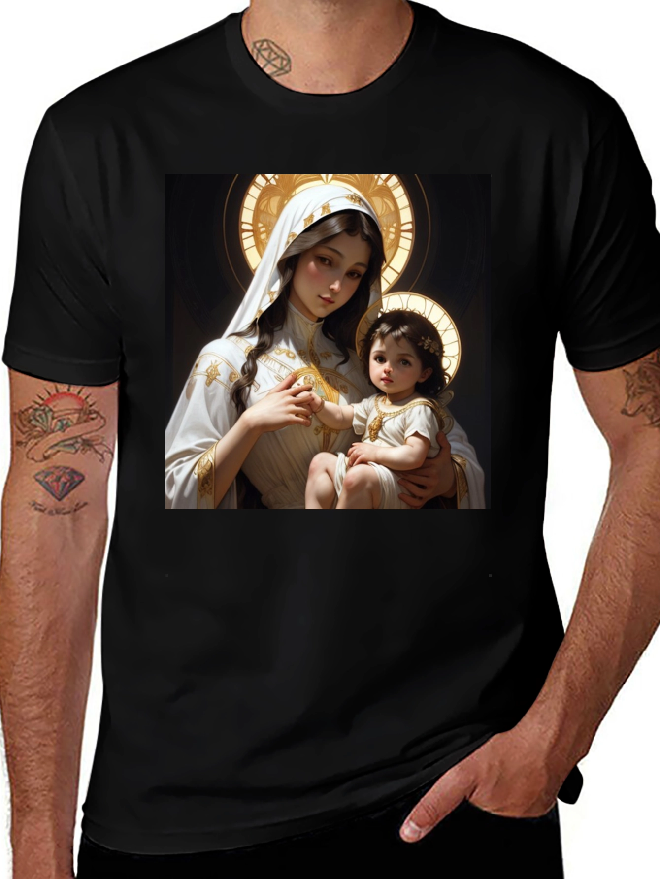 Madonna and Child Graphic Tee