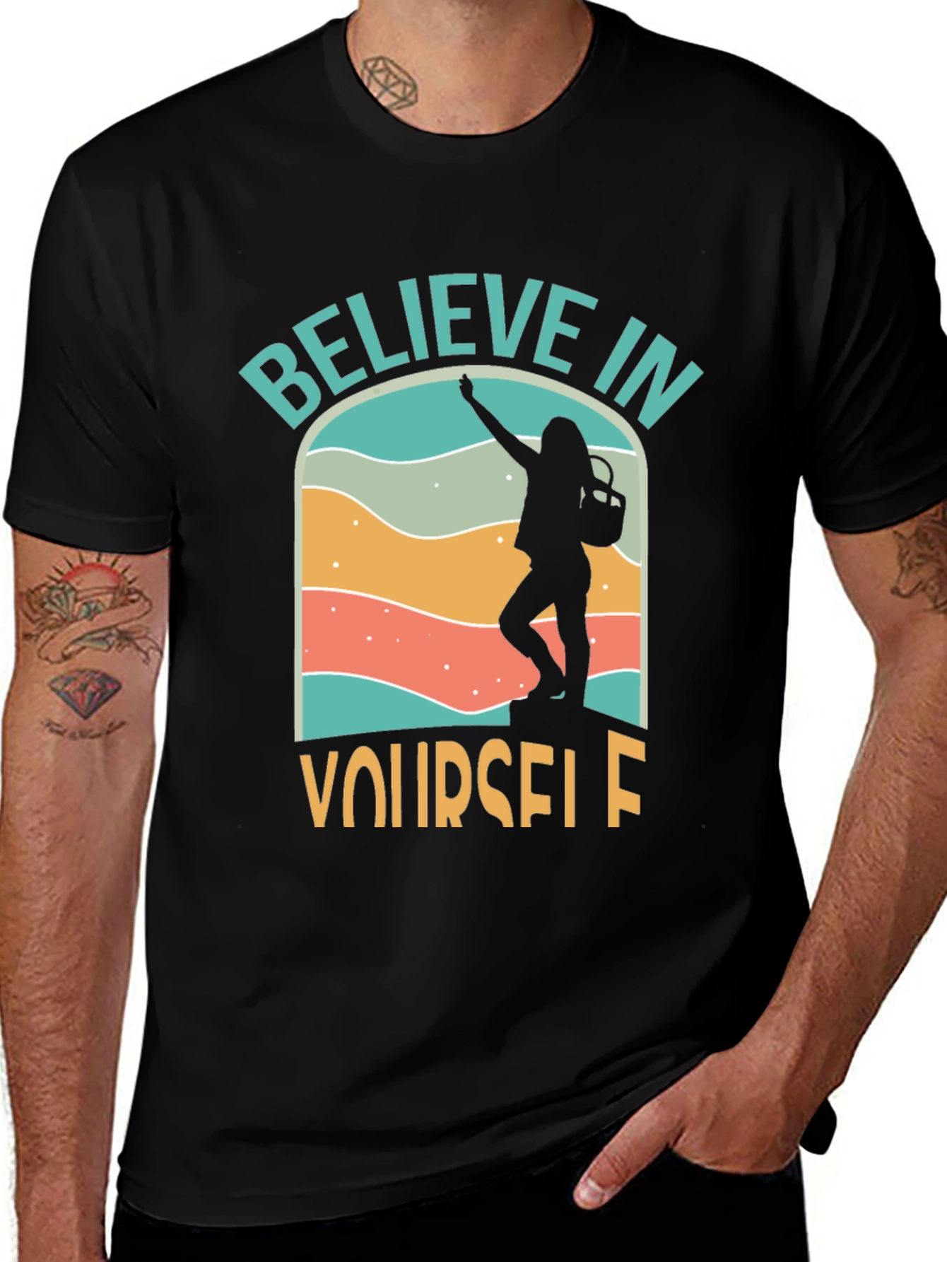 Variant 19 of Believe in Yourself Graphic Tee - Adventure T-Shirt