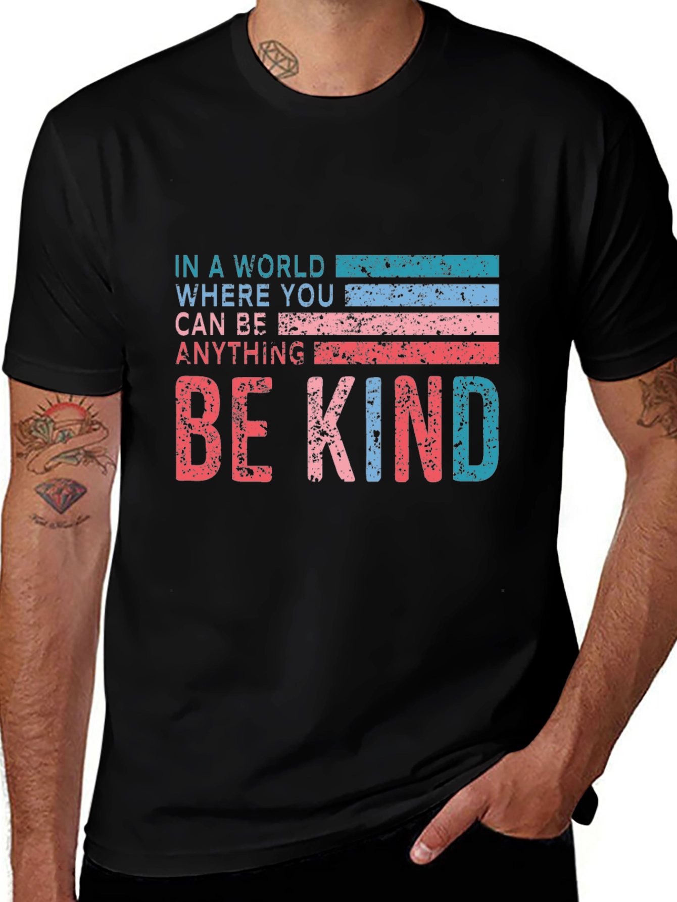 Variant 9 of Be Kind T-Shirt, Inspirational Graphic Tee