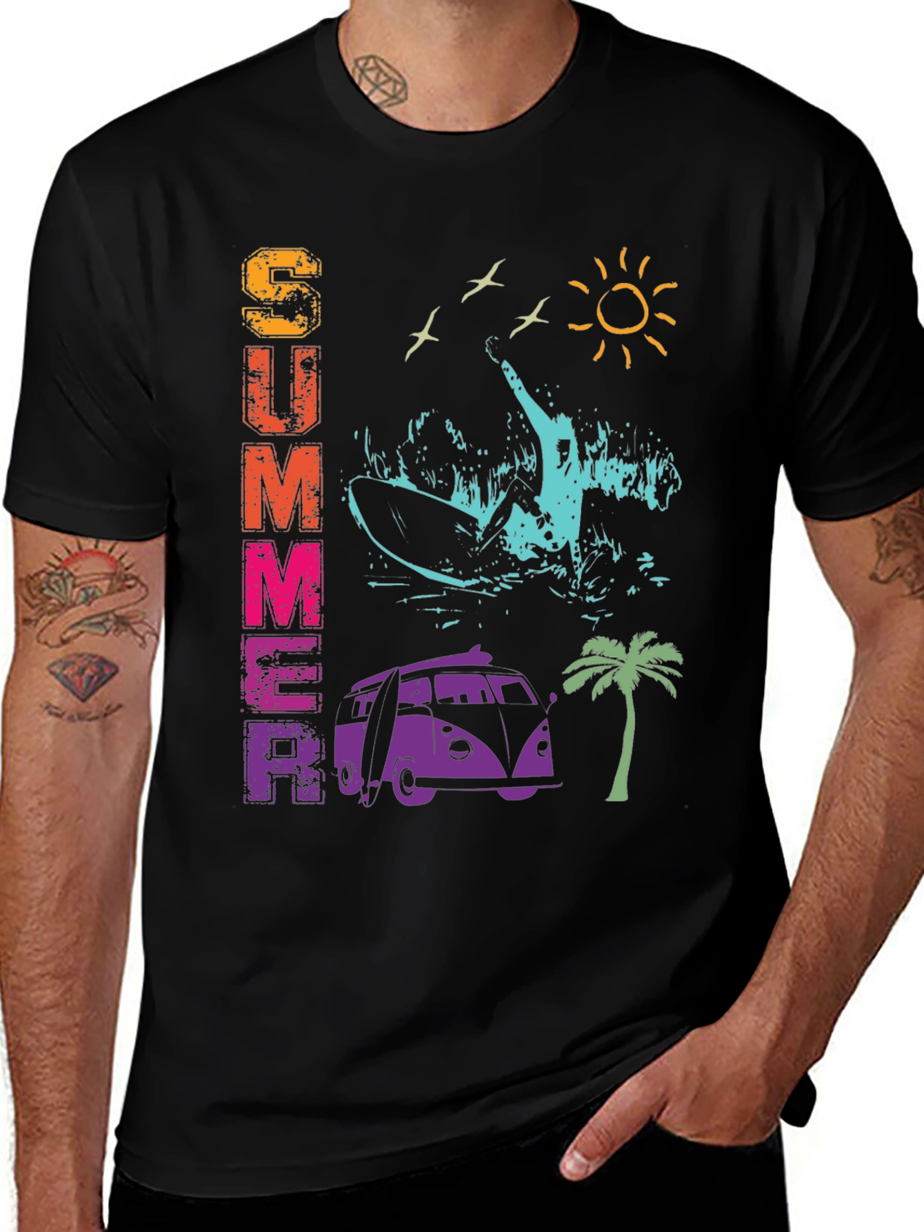 Summer Surf T-Shirt, Beach Life Tee