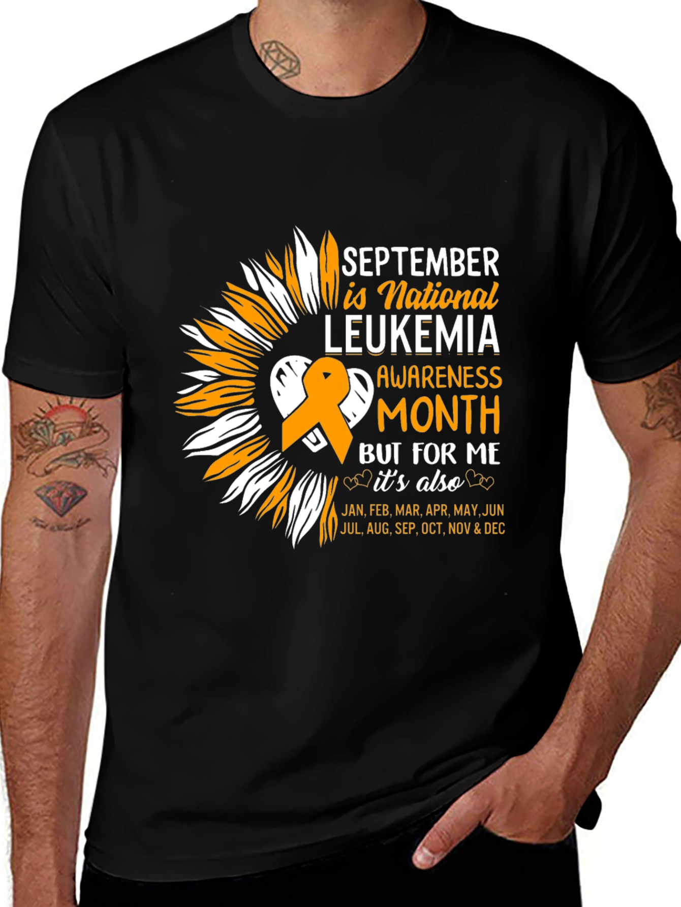 Leukemia Awareness T-Shirt September Awareness Month Tee